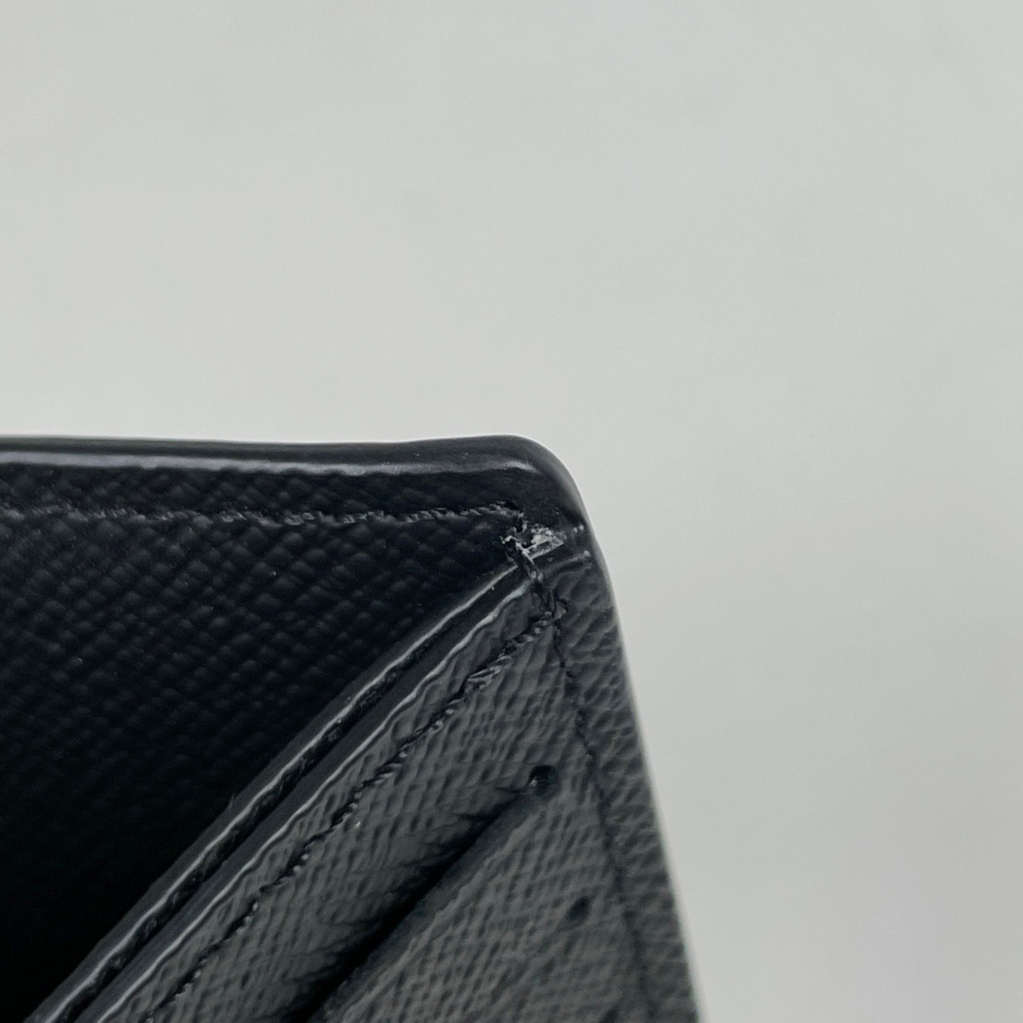 Louis Vuitton Black Noir Monogram Eclipse Wallet (Bi-Fold) (Pre-Owned)