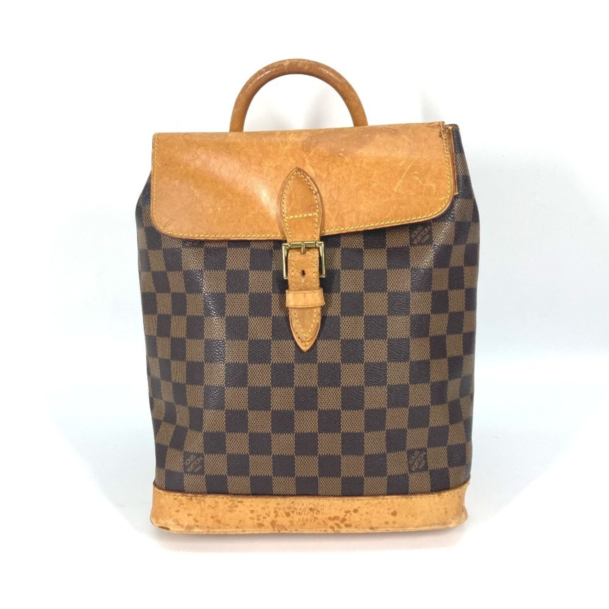 Louis Vuitton Brown Ebene Damier Canvas Backpack (Pre-Owned)