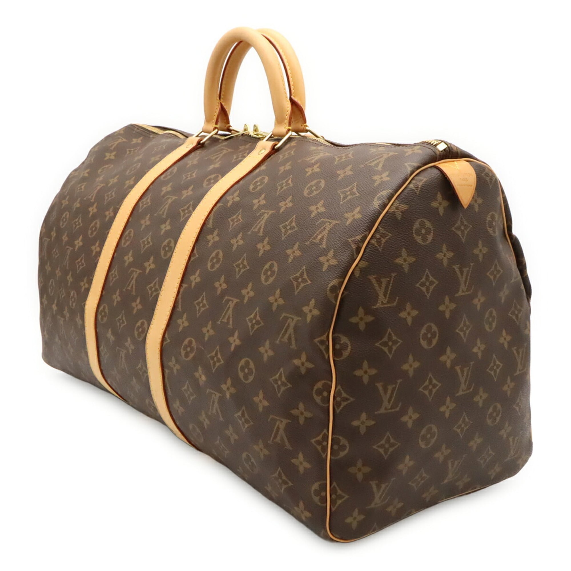 Louis Vuitton Brown Monogram Canvas Boston Bag Handbag (Pre-Owned)