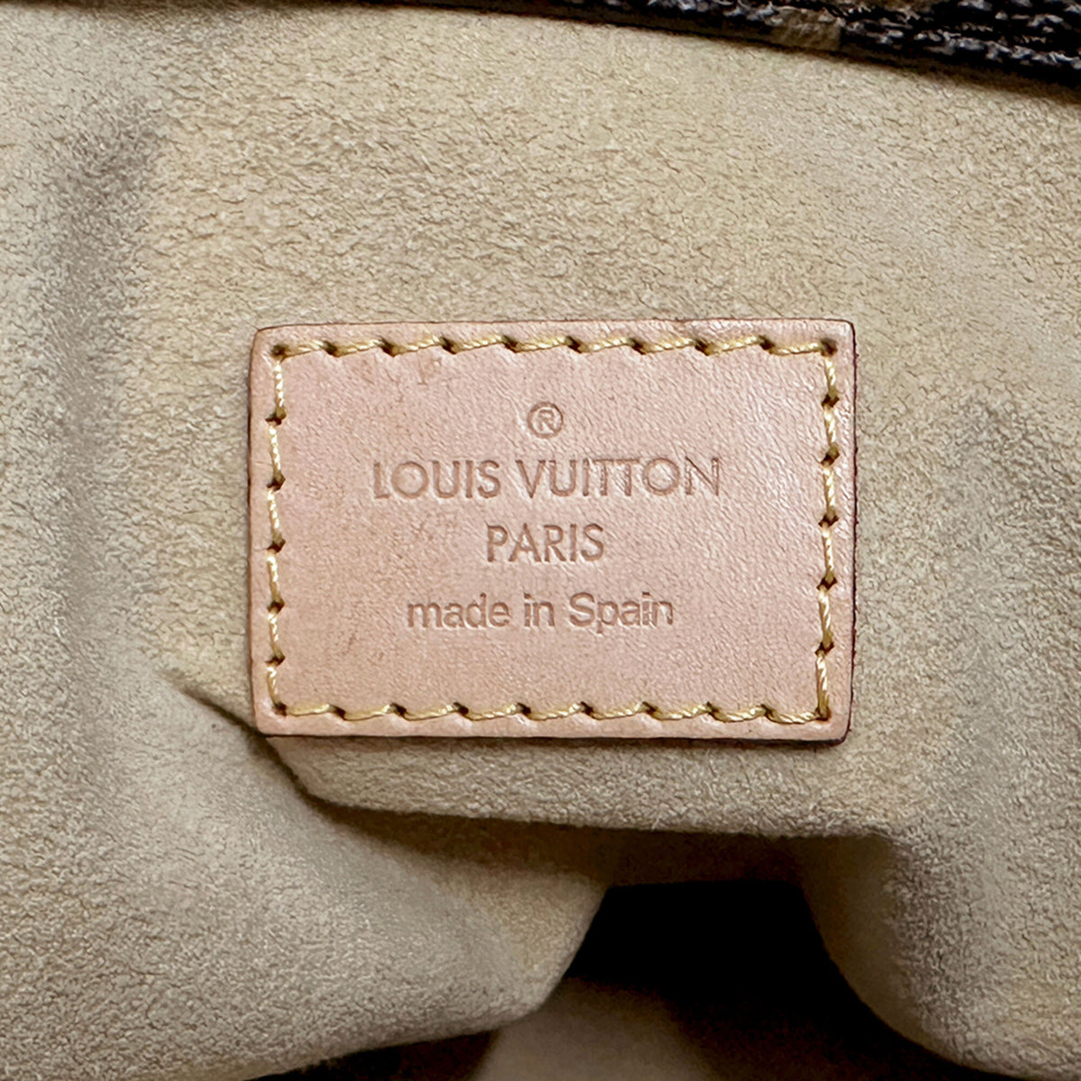 Louis Vuitton Brown Monogram Canvas Handbag Shoulder Bag (Pre-Owned)