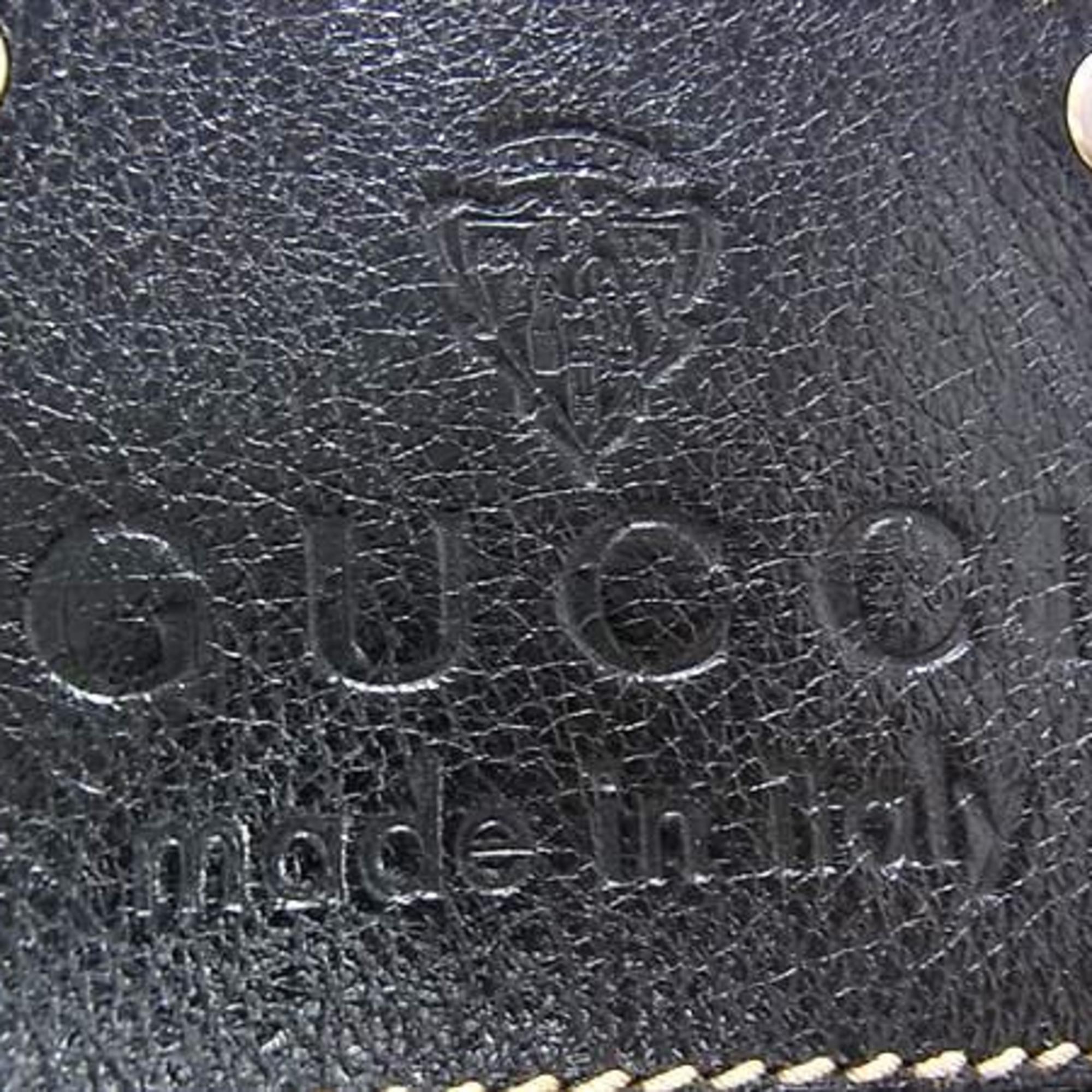 Gucci Black Leather Fanny Pack Sling Bag (Pre-Owned)