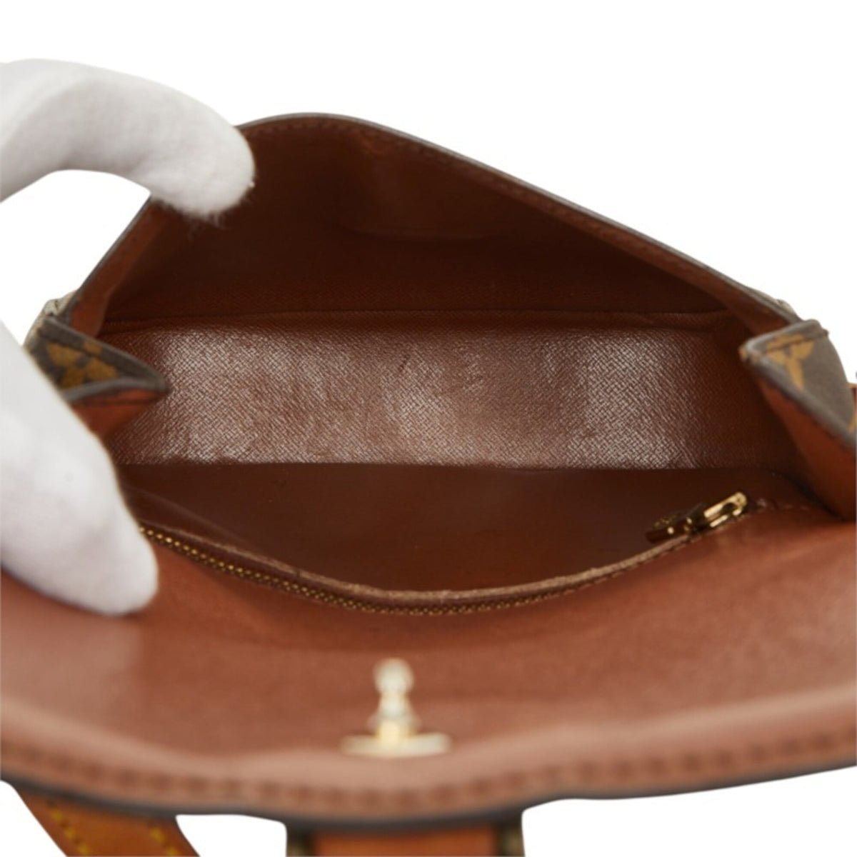Louis Vuitton Brown Pvc Leather Shoulder Bag (Pre-Owned)