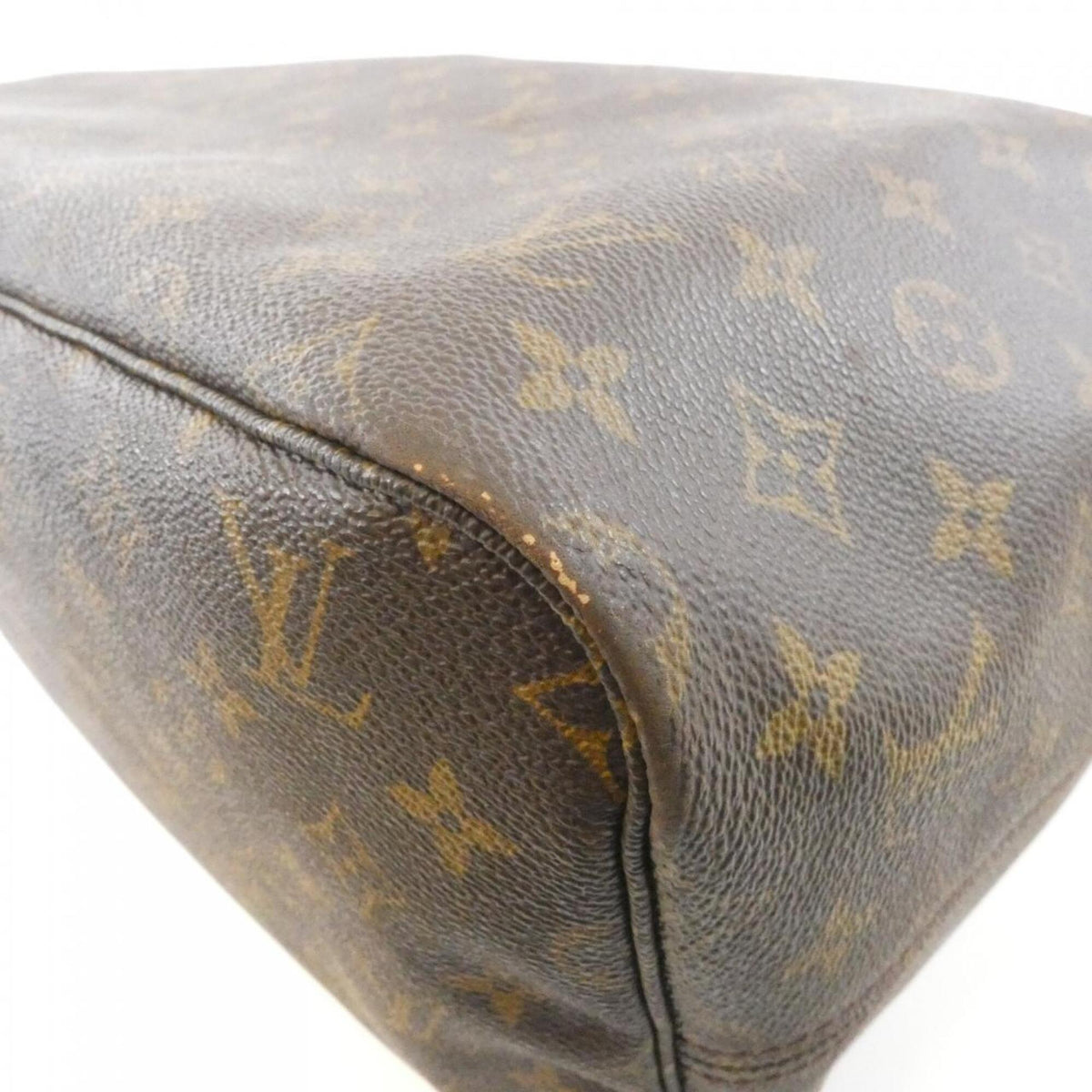 Louis Vuitton Marron Monogram Coated Canvas Handbag (Pre-Owned)