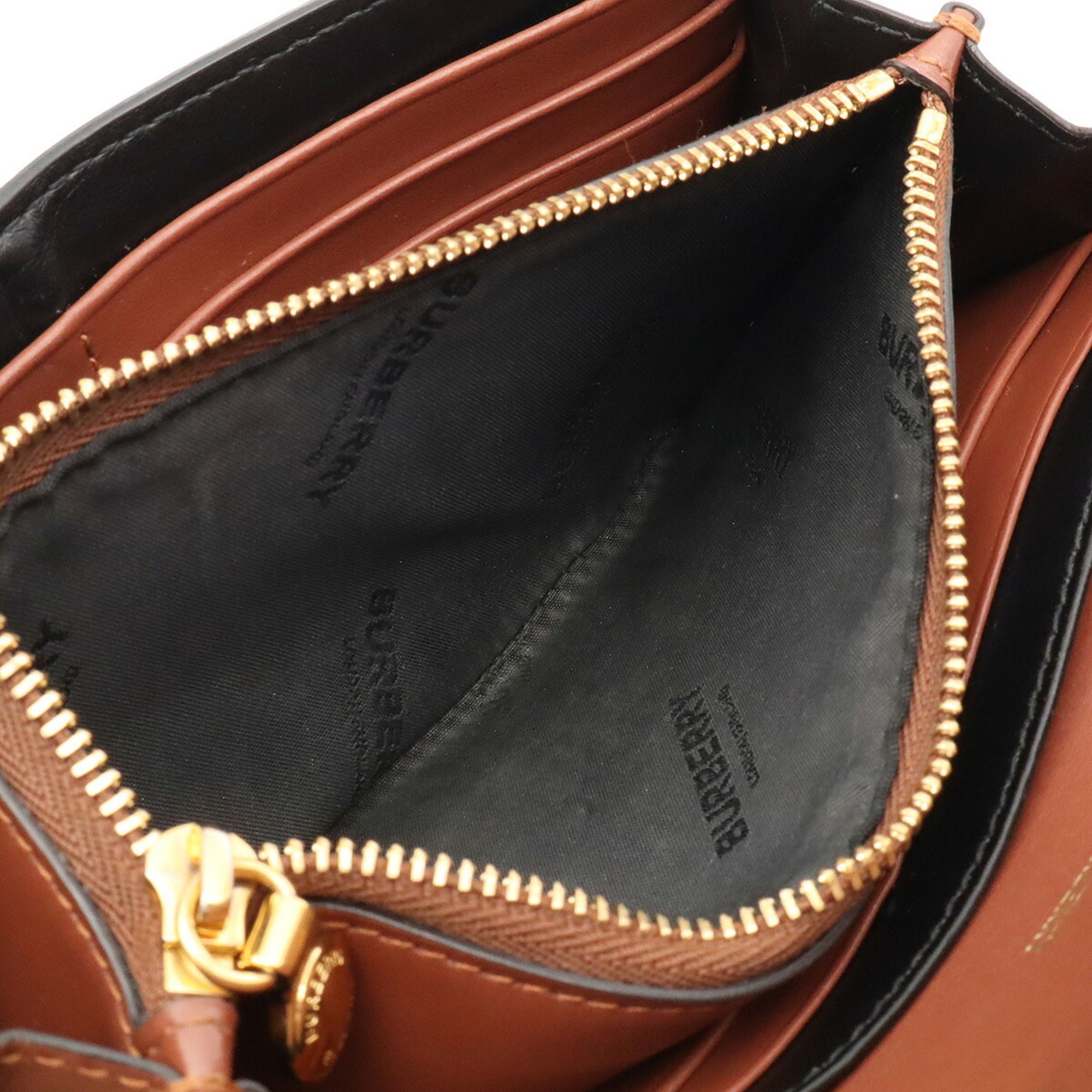 Burberry Beige Black Brown Ivory Red Color Coated Canvas Leather Long Wallet (Bi-Fold) (Pre-Owned)