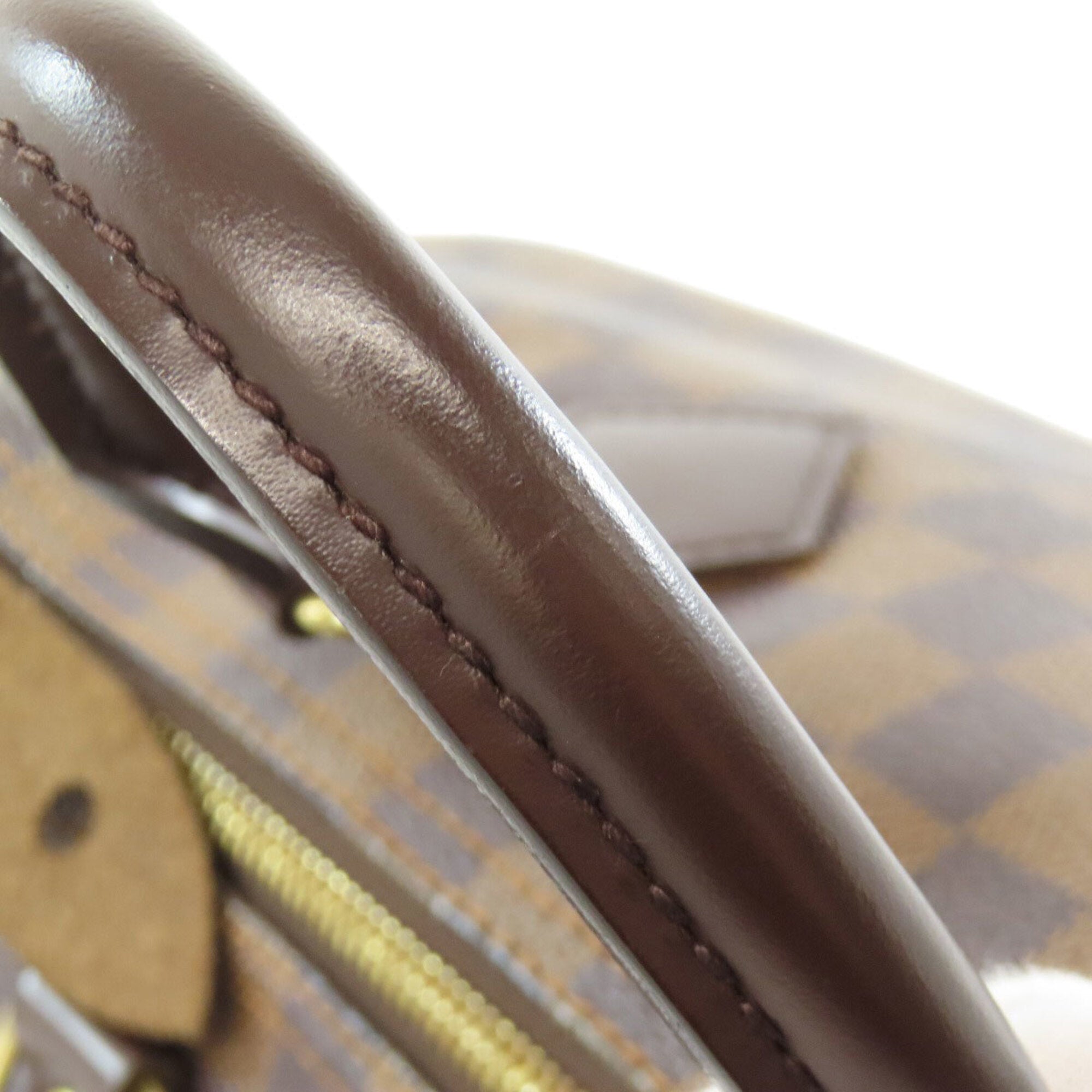 Louis Vuitton Brown Damier Canvas Ebene Damier Canvas Boston Bag (Pre-Owned)