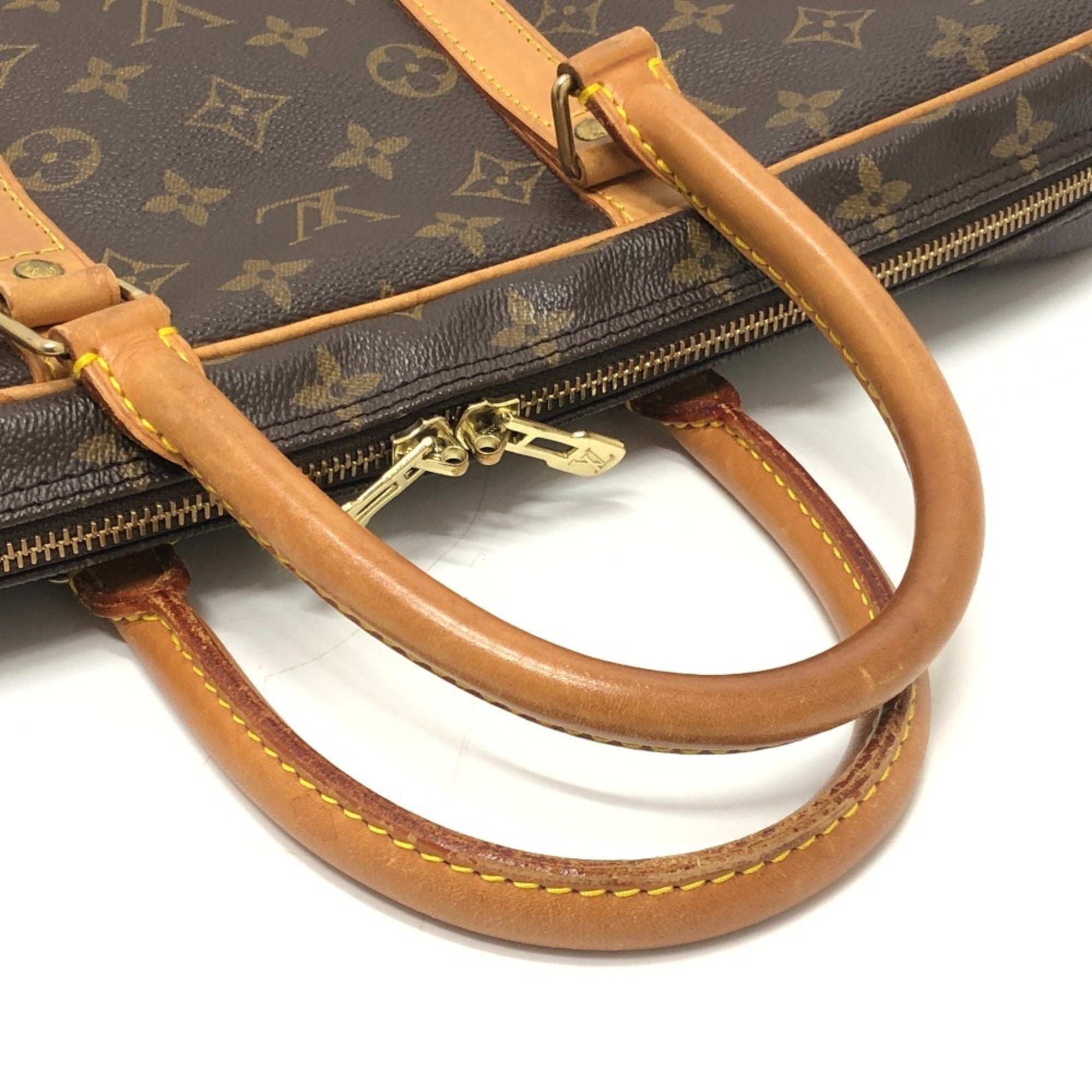 Louis Vuitton Brown Monogram Monogram Briefcase (Pre-Owned)