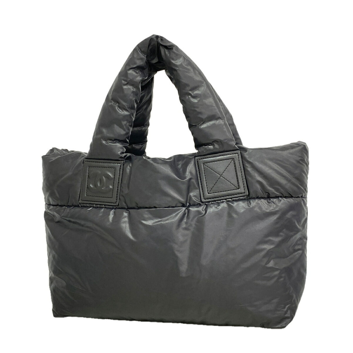 Chanel Black Nylon Tote Bag (Pre-Owned)