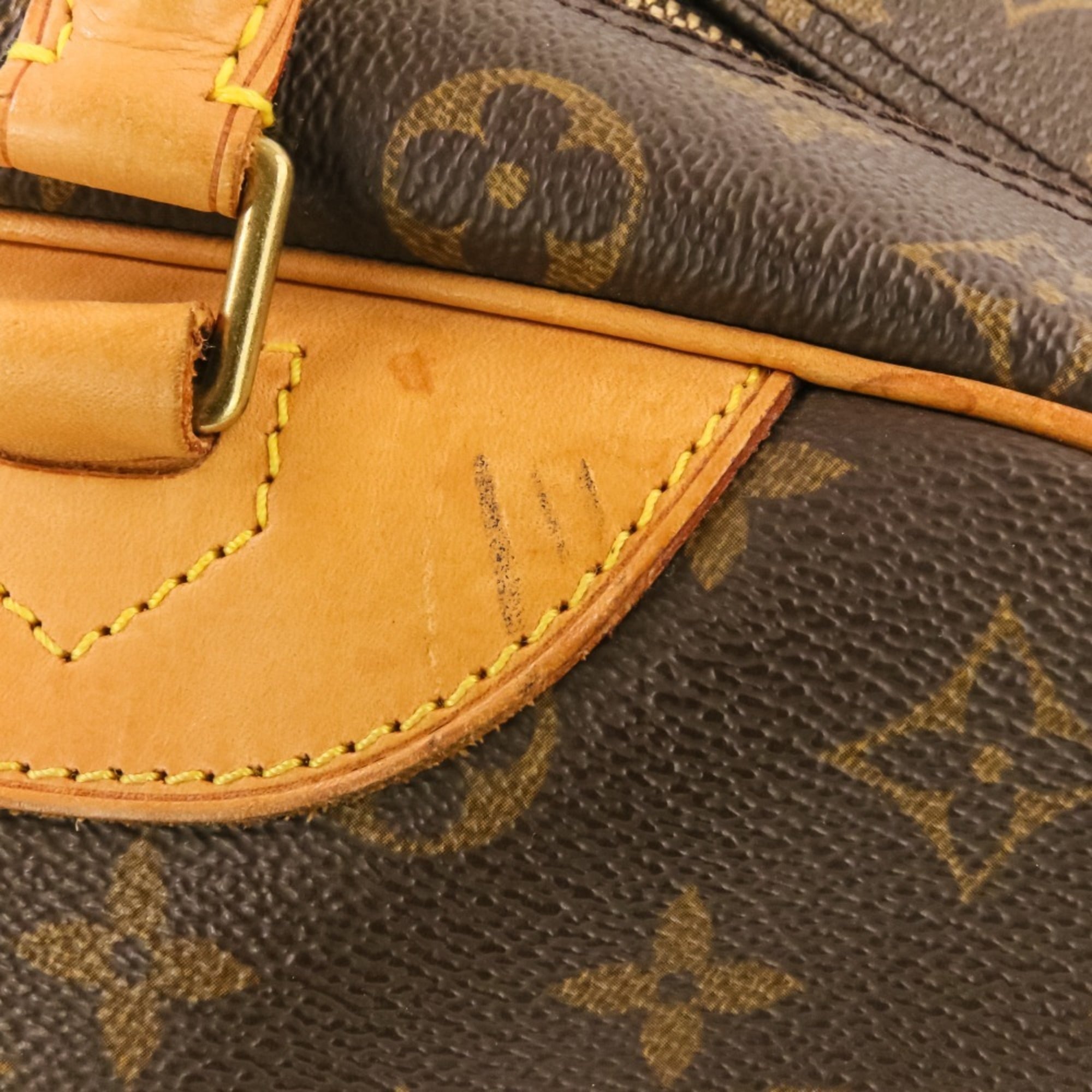 Louis Vuitton Brown Handbag Tote Bag (Pre-Owned)