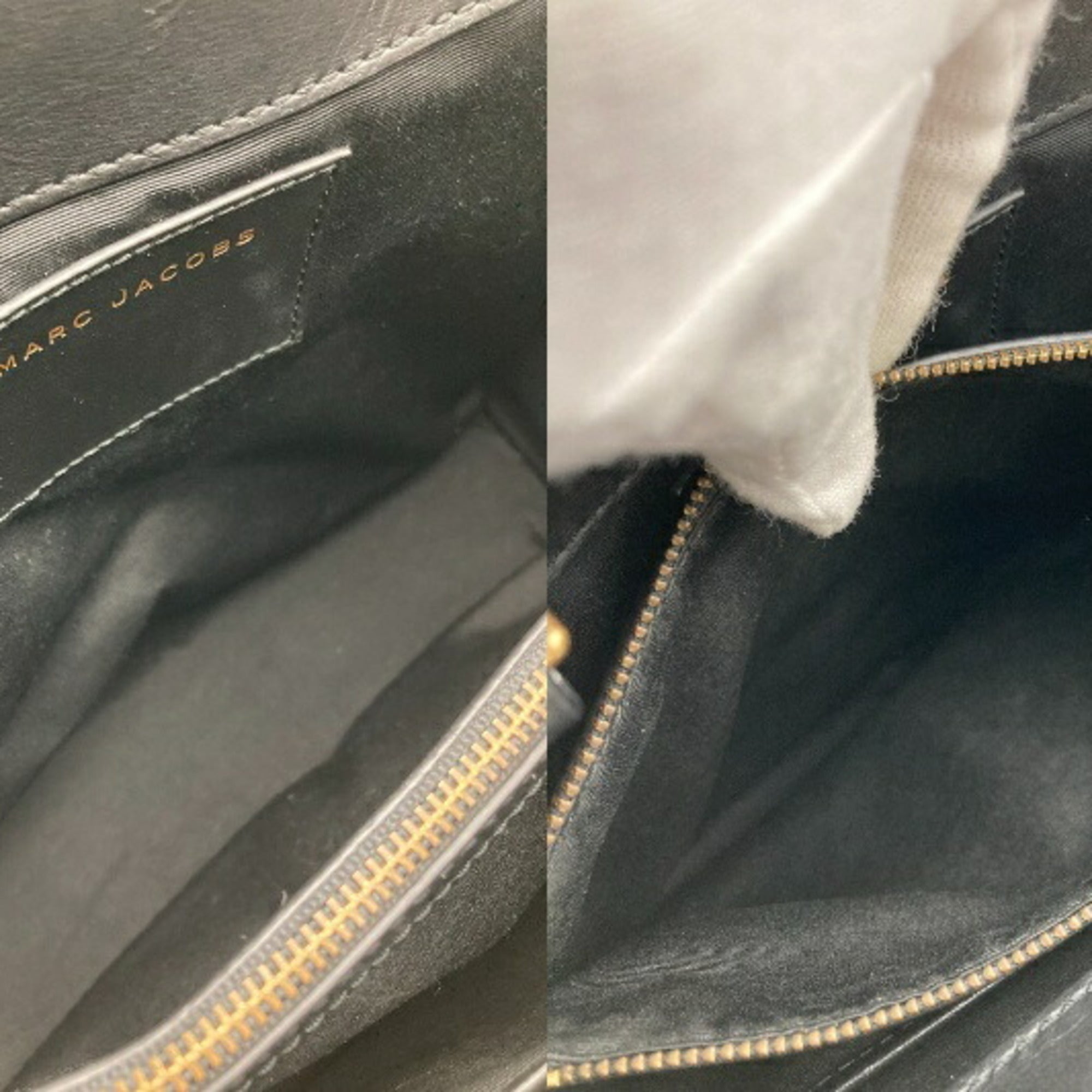 Marc Jacobs Black Leather Shoulder Bag (Pre-Owned)