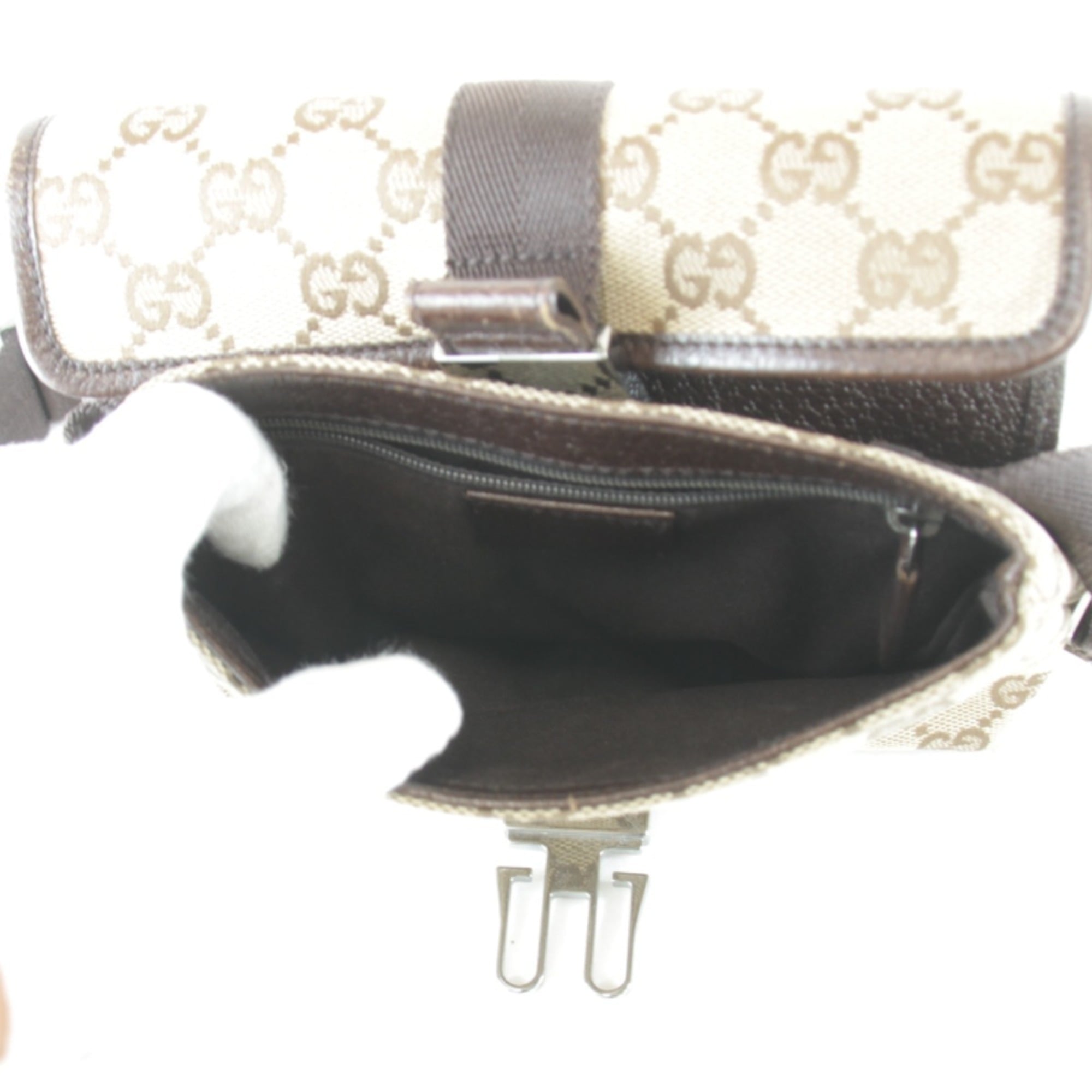 Gucci Beige Gg Canvas Fanny Pack (Pre-Owned)