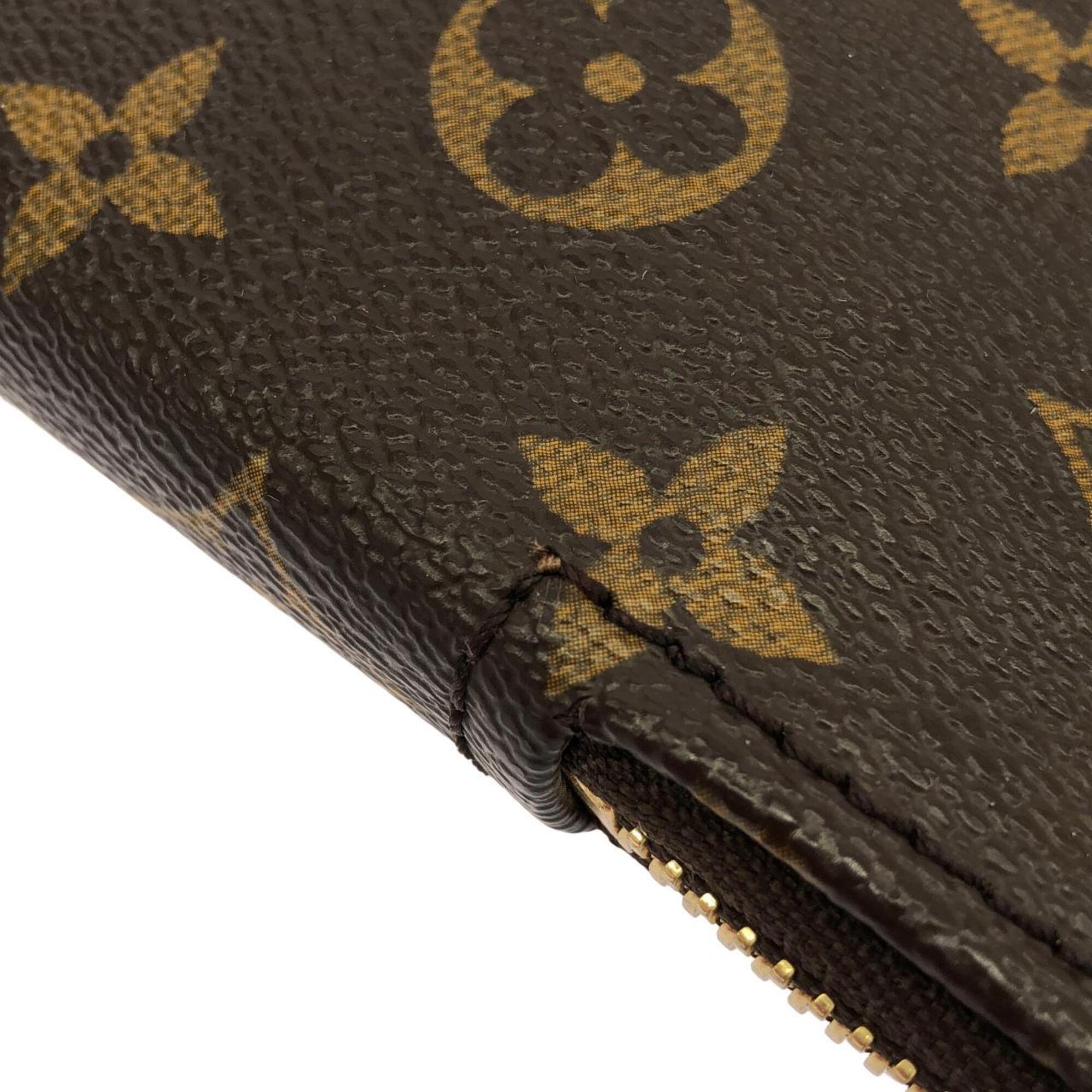 Louis Vuitton Marron Coated Canvas Handbag (Pre-Owned)
