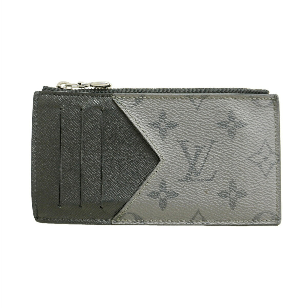 Louis Vuitton Black Gray Coin Purse/Coin Case (Pre-Owned)