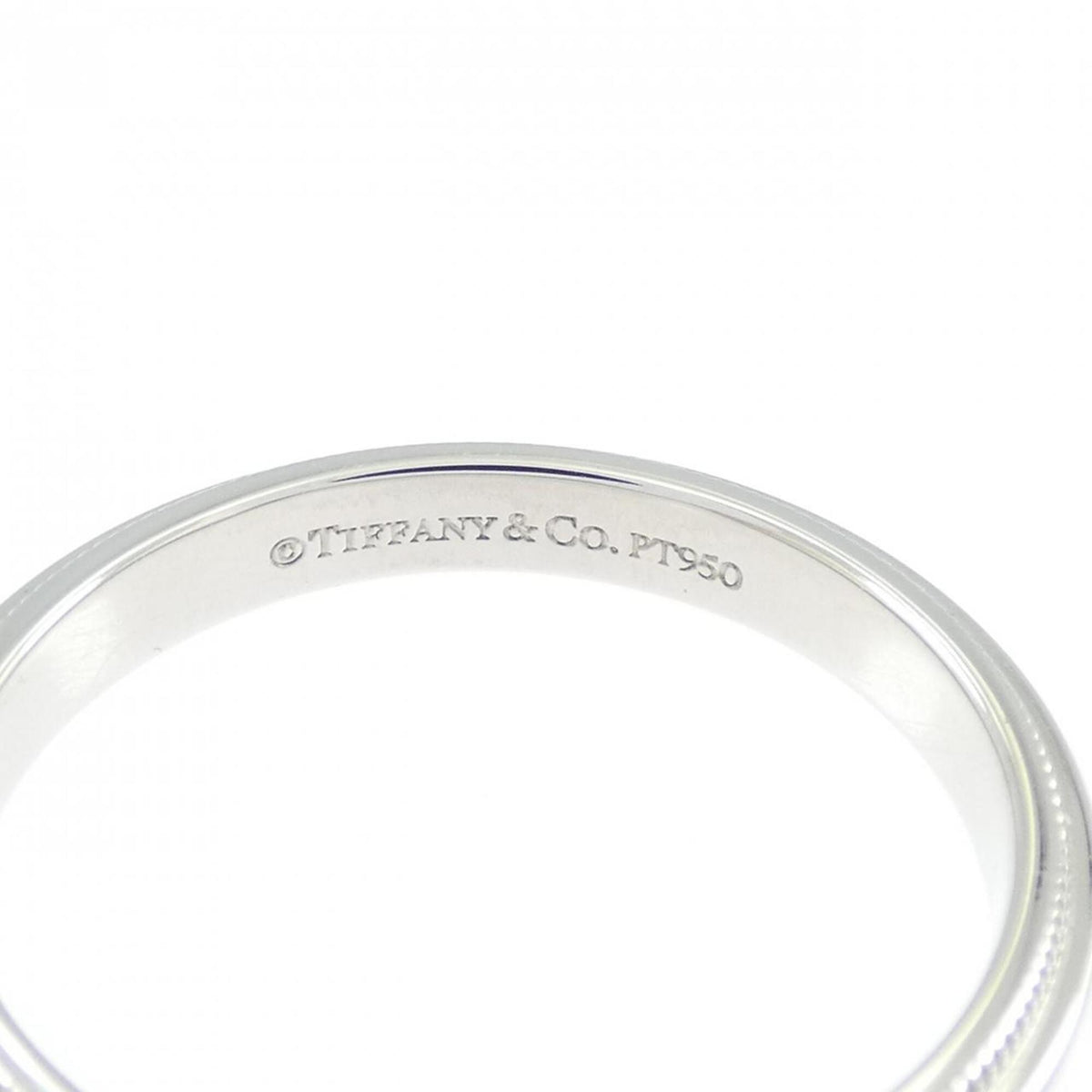 Tiffany Platinum 950 Band Ring (Pre-Owned)