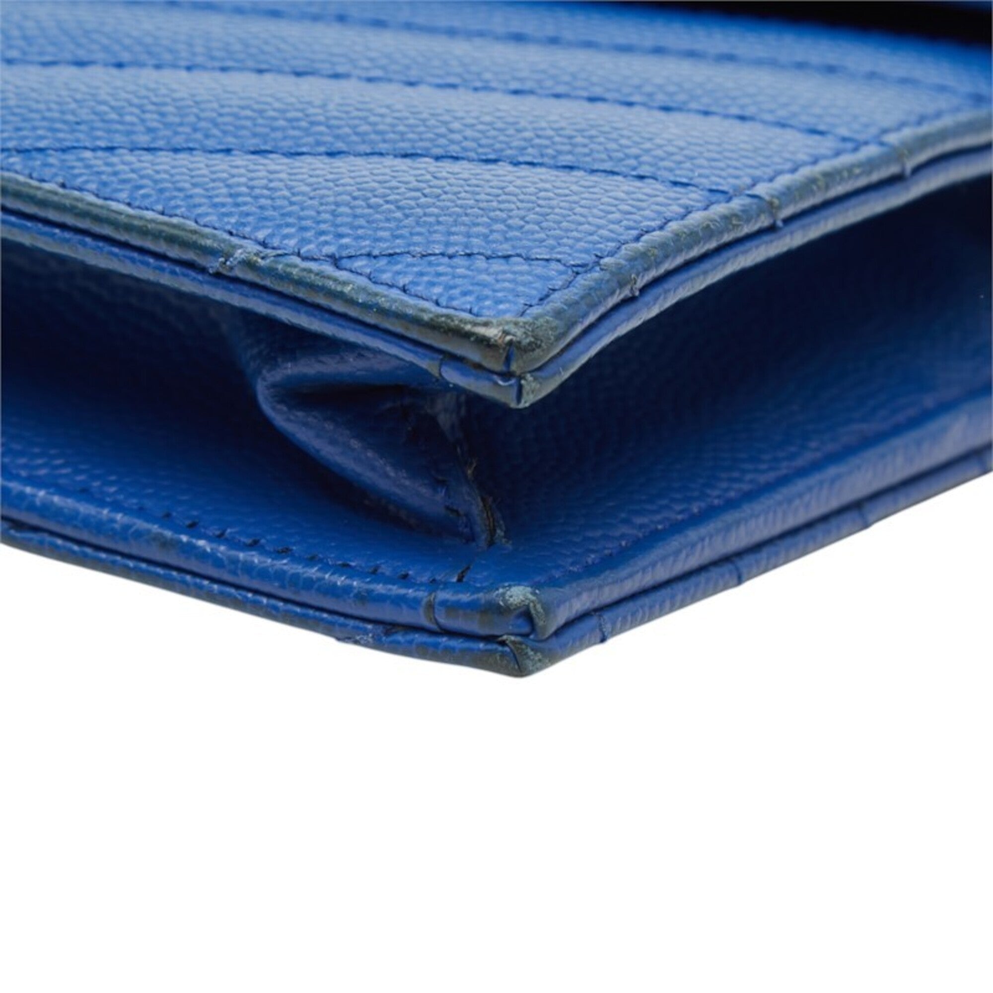 Saint Laurent Blue Leather Shoulder Bag (Pre-Owned)