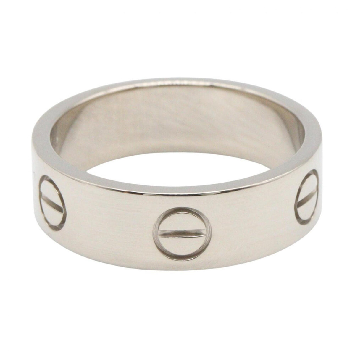 Cartier Silver White Gold (18K) Band Ring (Pre-Owned)