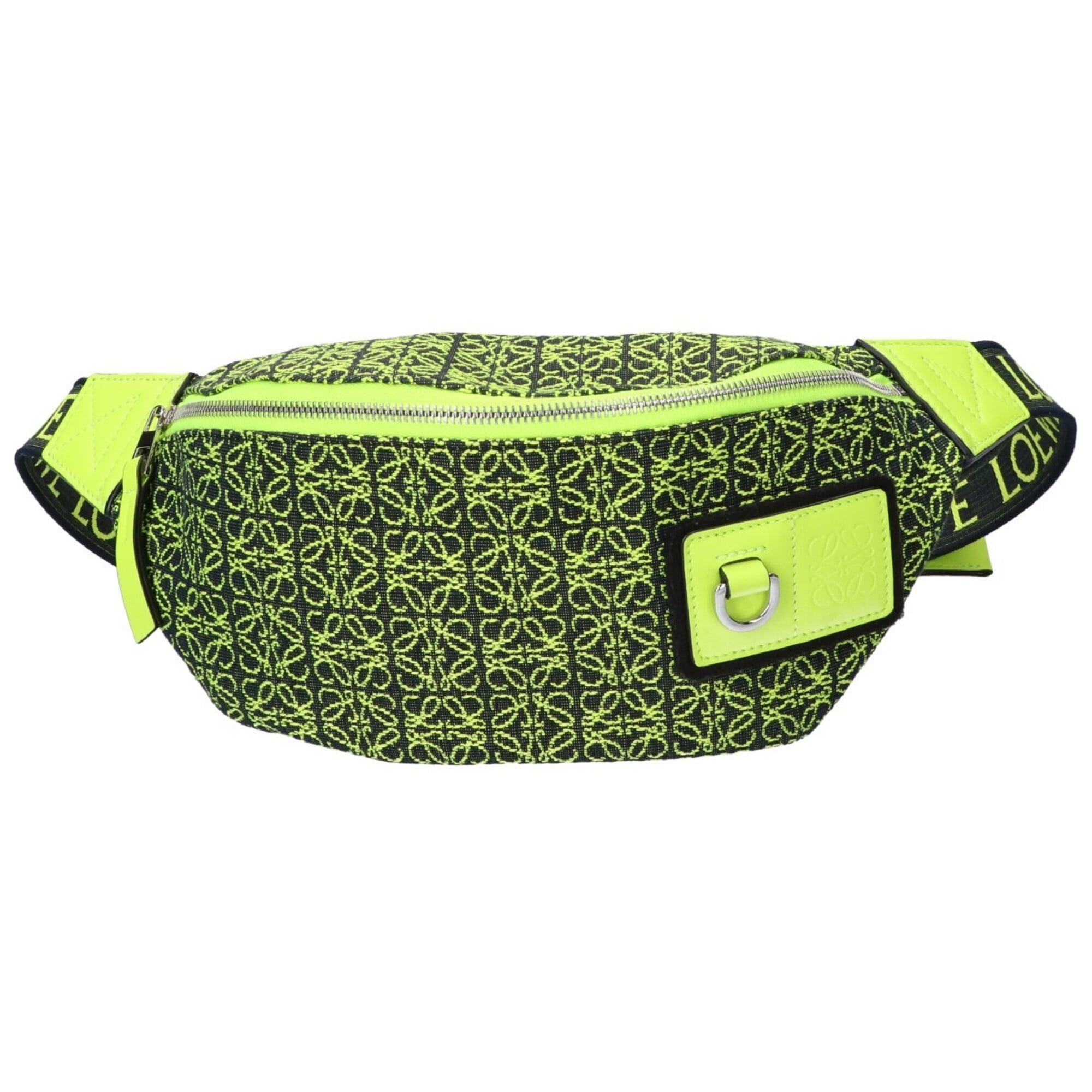 Loewe Black Yellow Canvas Sling Bag (Pre-Owned)