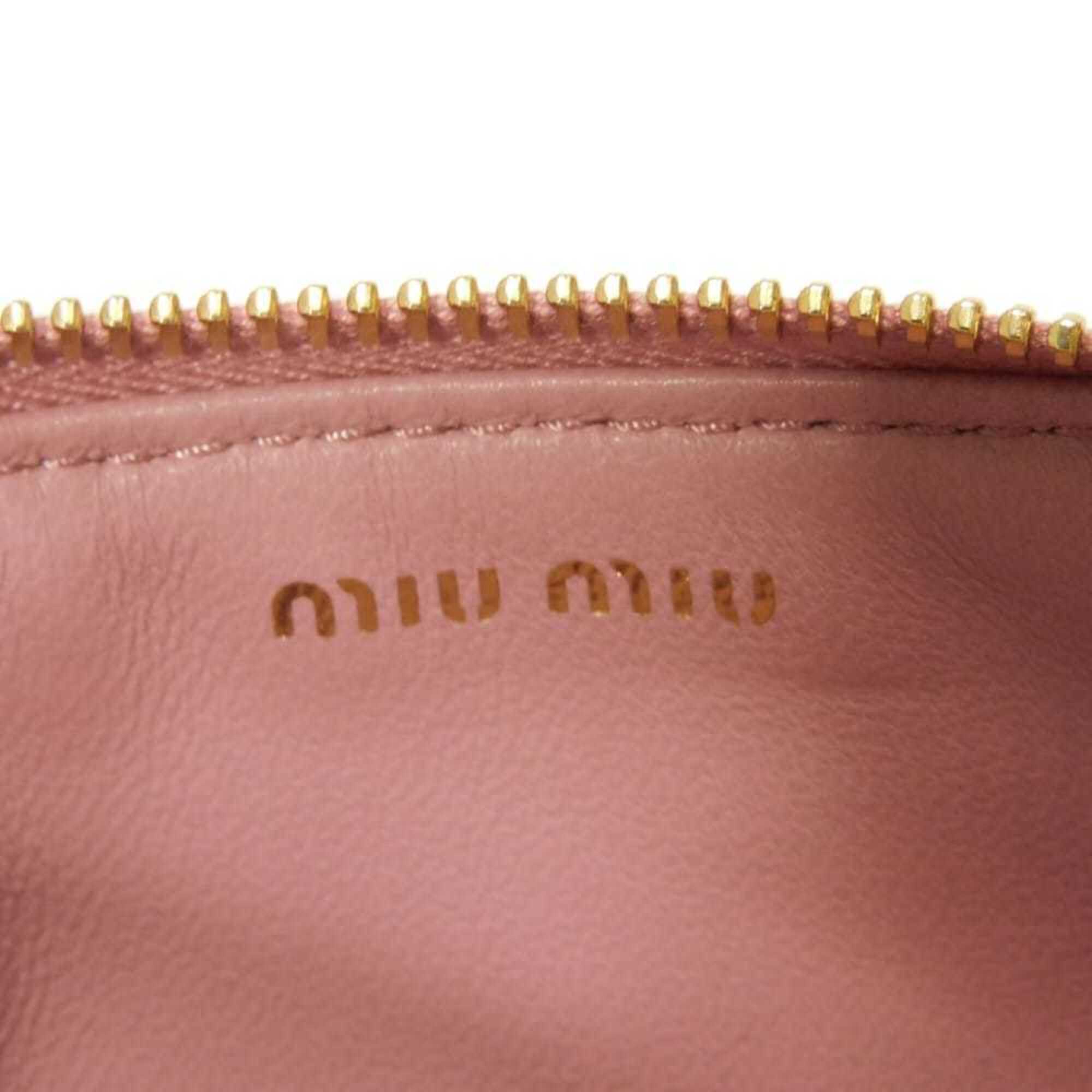 Miu Miu Pink Leather Coin Purse/Coin Case (Pre-Owned)