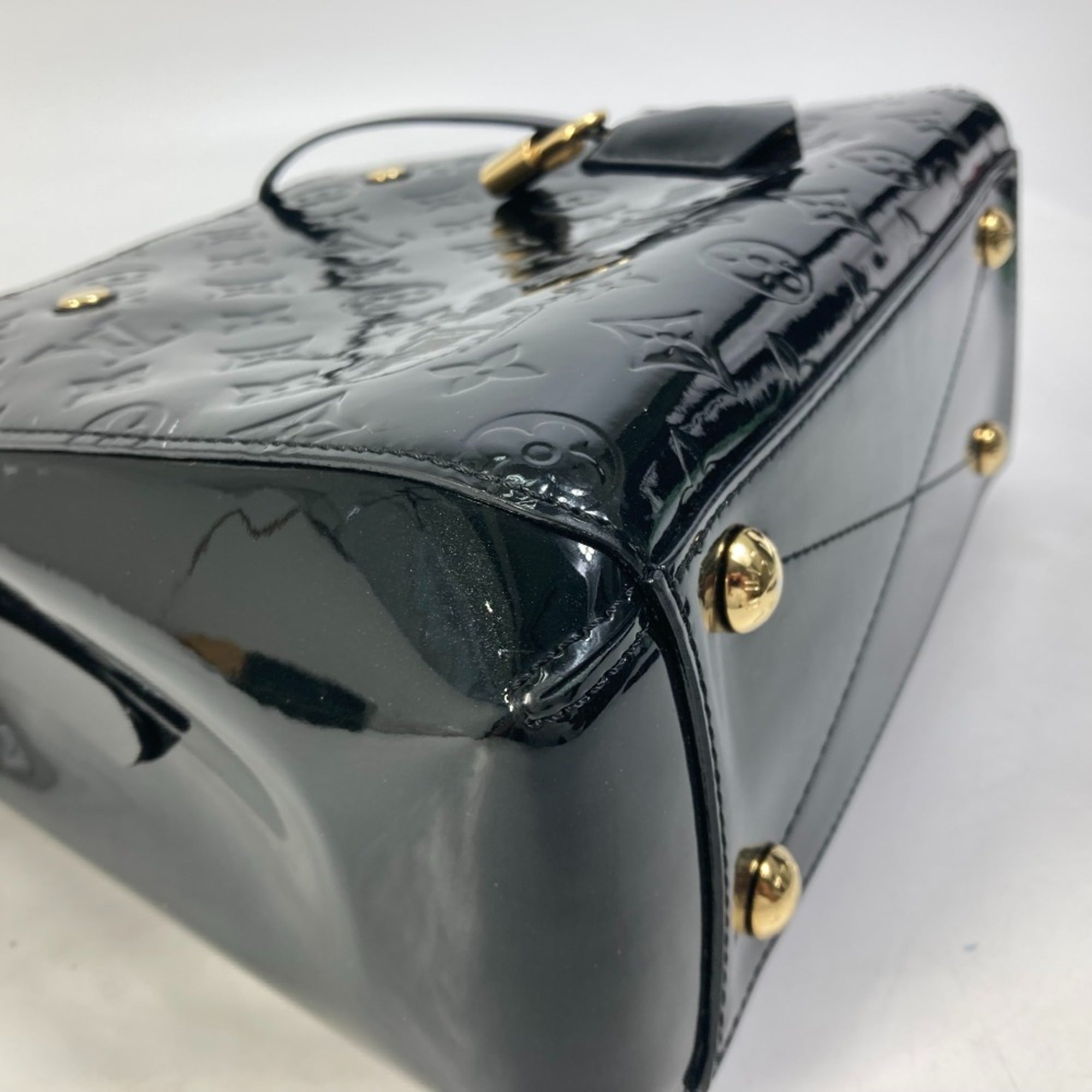 Louis Vuitton Monogram Vernis Black Noir Monogram Vernis Handbag Shoulder Bag (Pre-Owned)