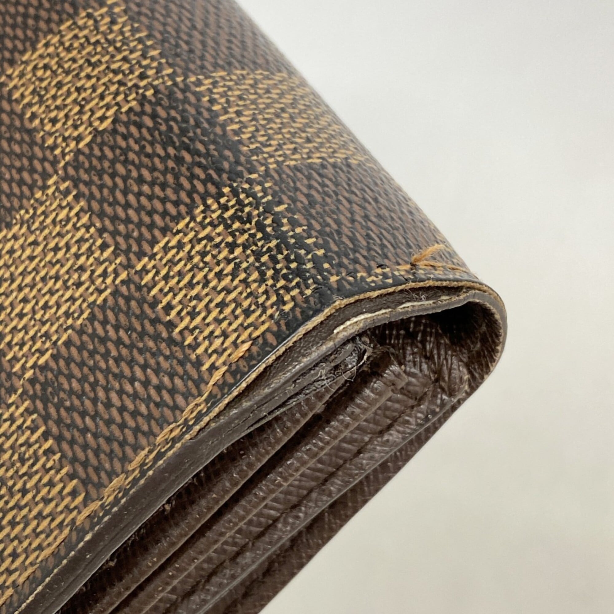 Louis Vuitton Ebene Long Wallet (Bi-Fold) (Pre-Owned)