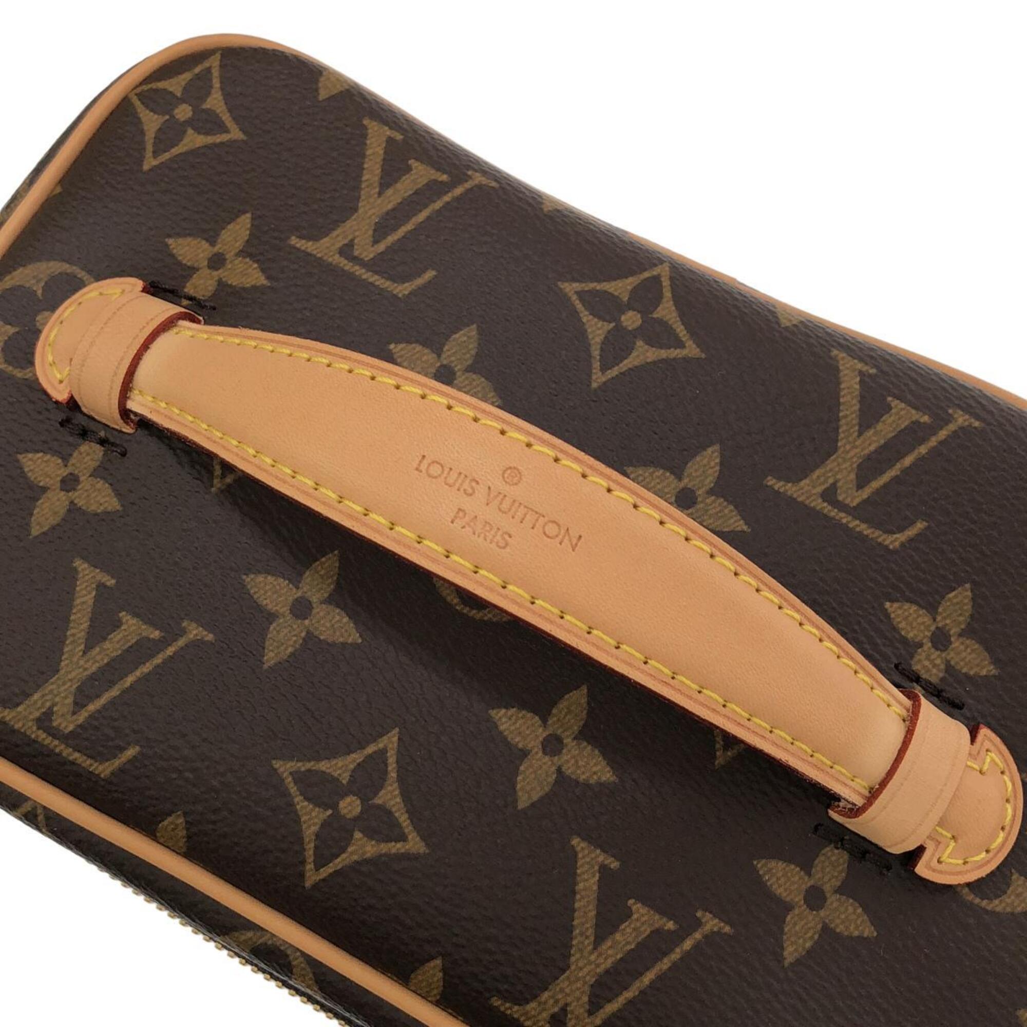 Louis Vuitton Marron Monogram Coated Canvas Handbag (Pre-Owned)