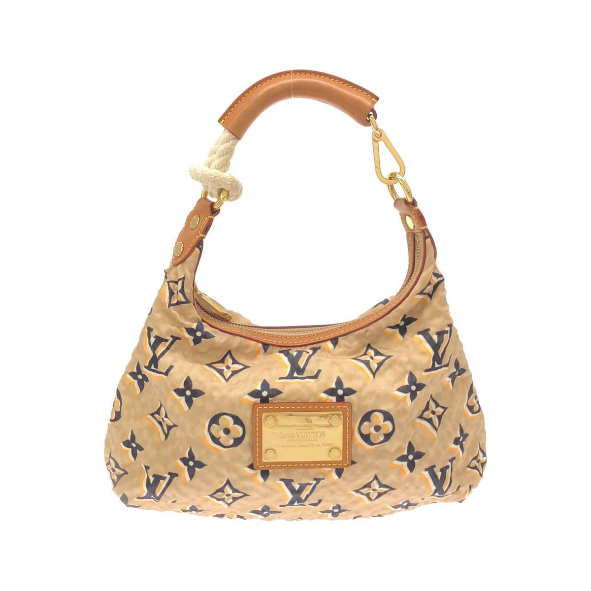 Louis Vuitton Beige Nylon Shoulder Bag (Pre-Owned)