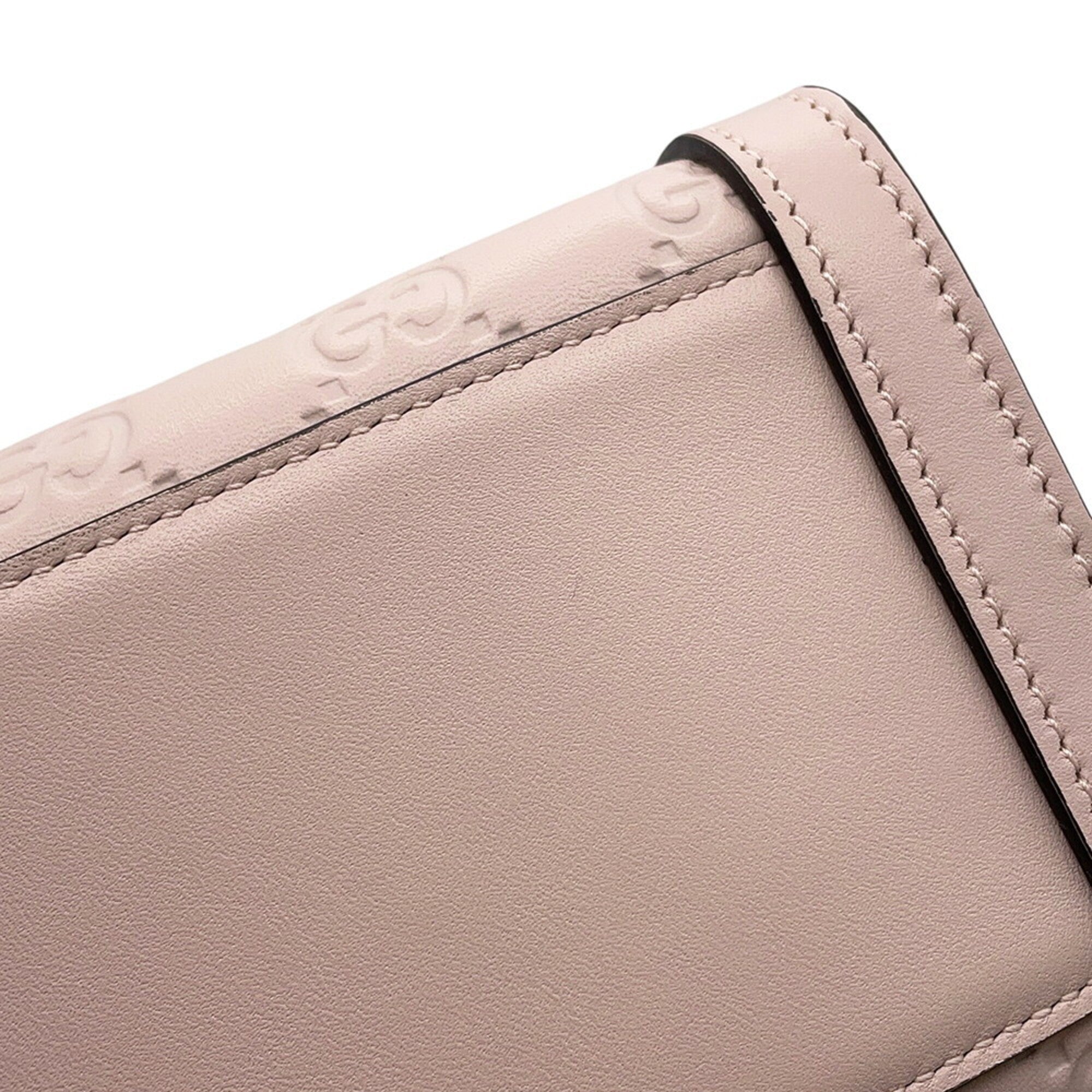 Gucci Pink Leather Handbag (Pre-Owned)