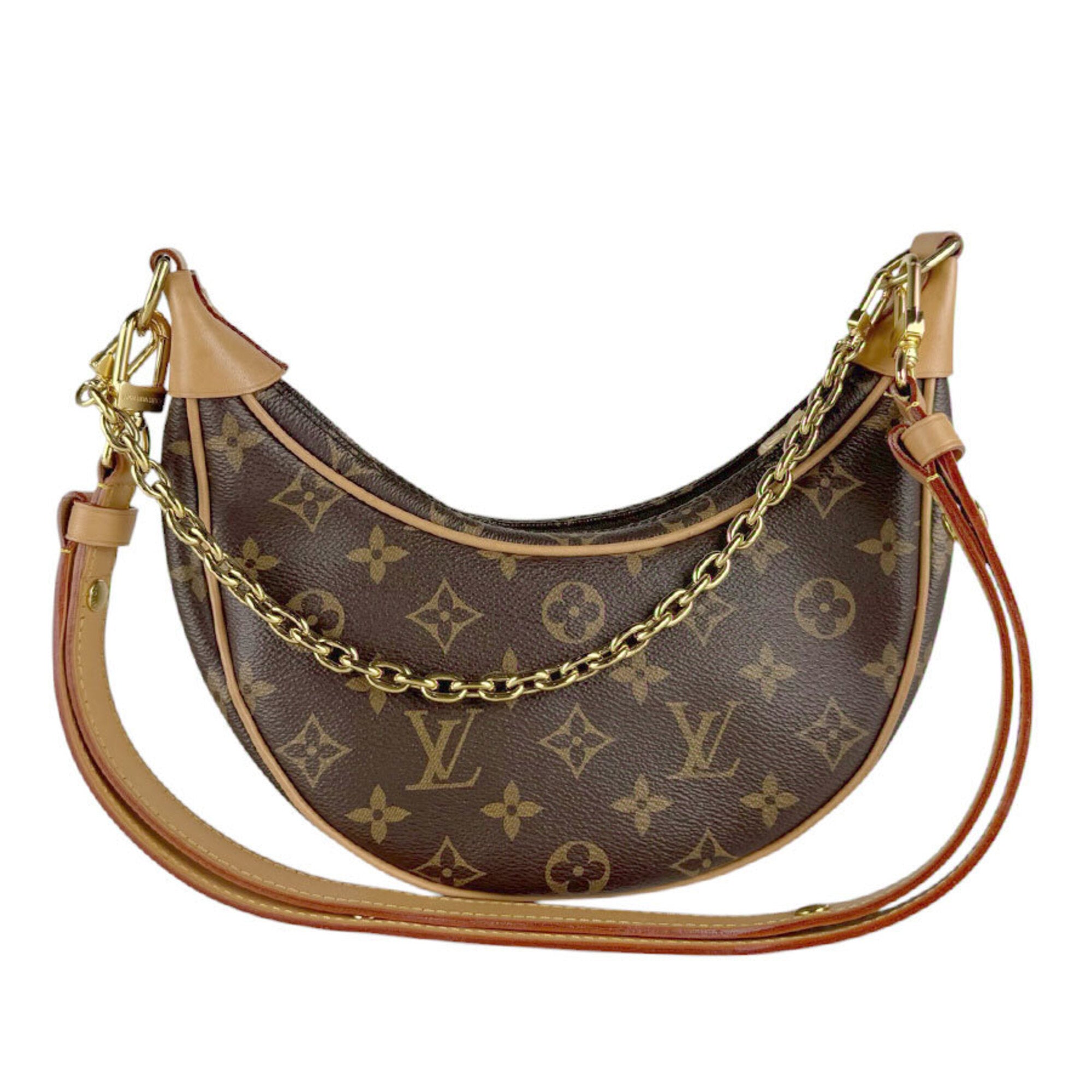 Louis Vuitton Brown Monogram Shoulder Bag (Pre-Owned)
