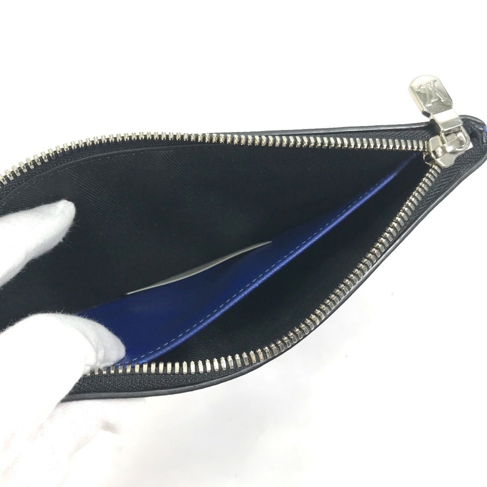 Louis Vuitton Blue Taigarama Clutch Bag Pochette Pouch (Pre-Owned)