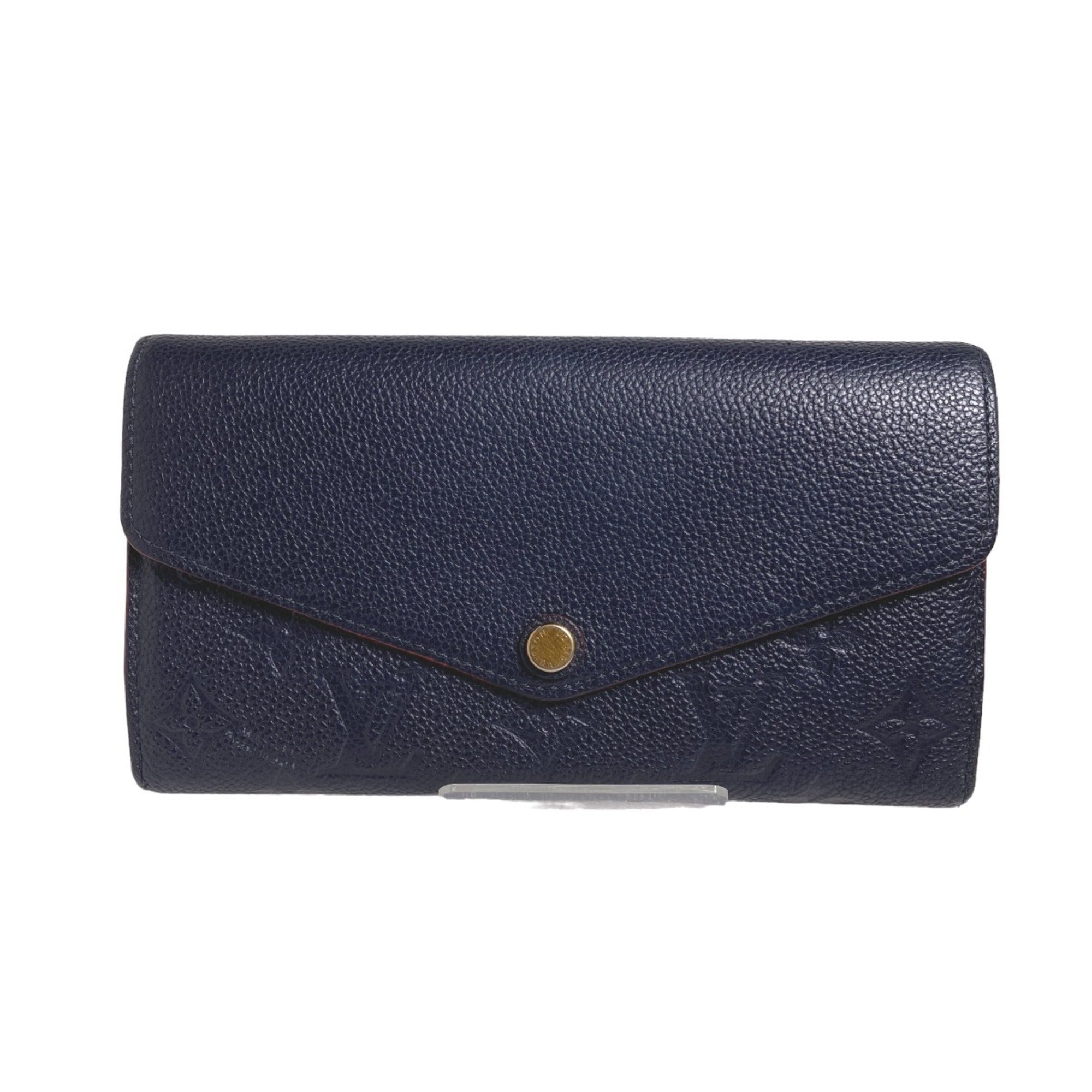 Louis Vuitton Marine Rouge Monogram Empreinte Long Wallet (Bi-Fold) (Pre-Owned)