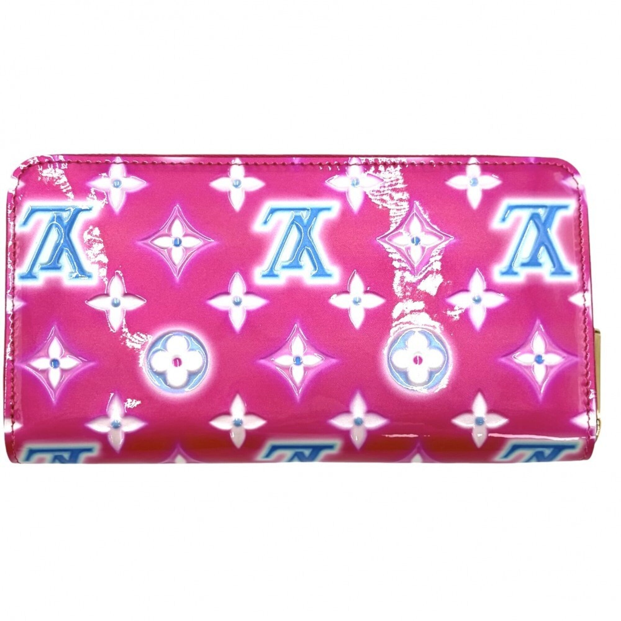 Louis Vuitton Monogram Vernis Pink Monogram Vernis Long Wallet (Bi-Fold) (Pre-Owned)