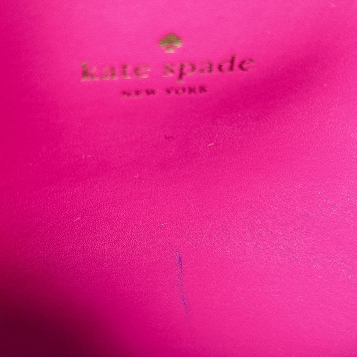 Kate Spade Blue Pink Leather Handbag (Pre-Owned)