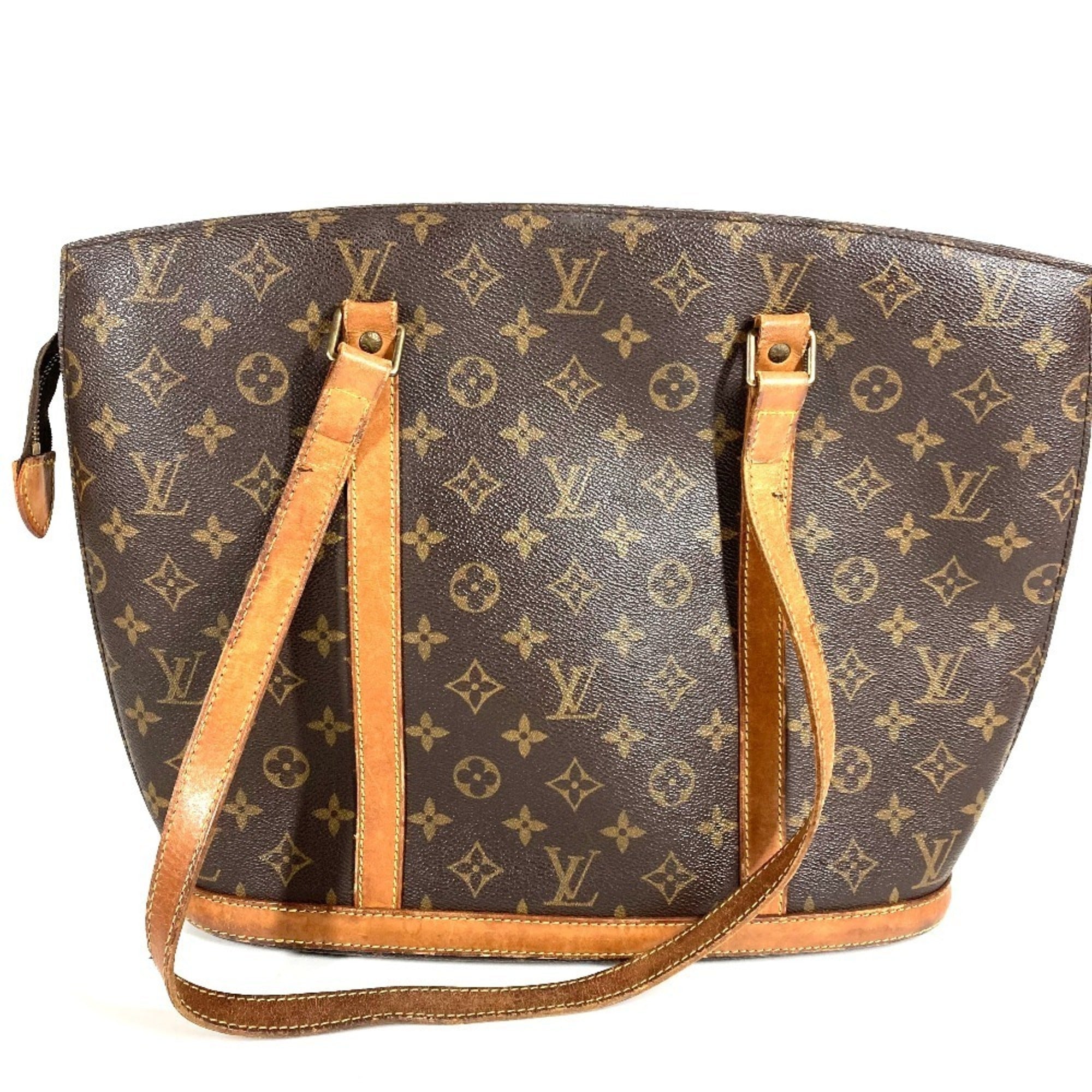 Louis Vuitton Brown Monogram Canvas Shoulder Bag Tote Bag (Pre-Owned)