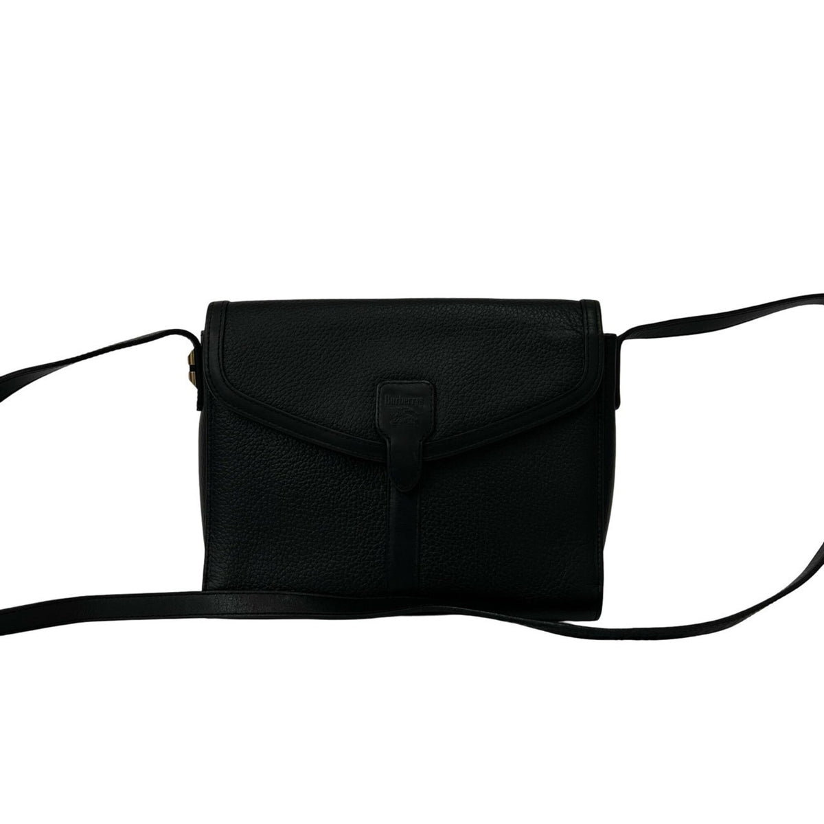 Burberry Black Leather Pochette Shoulder Bag (Pre-Owned)
