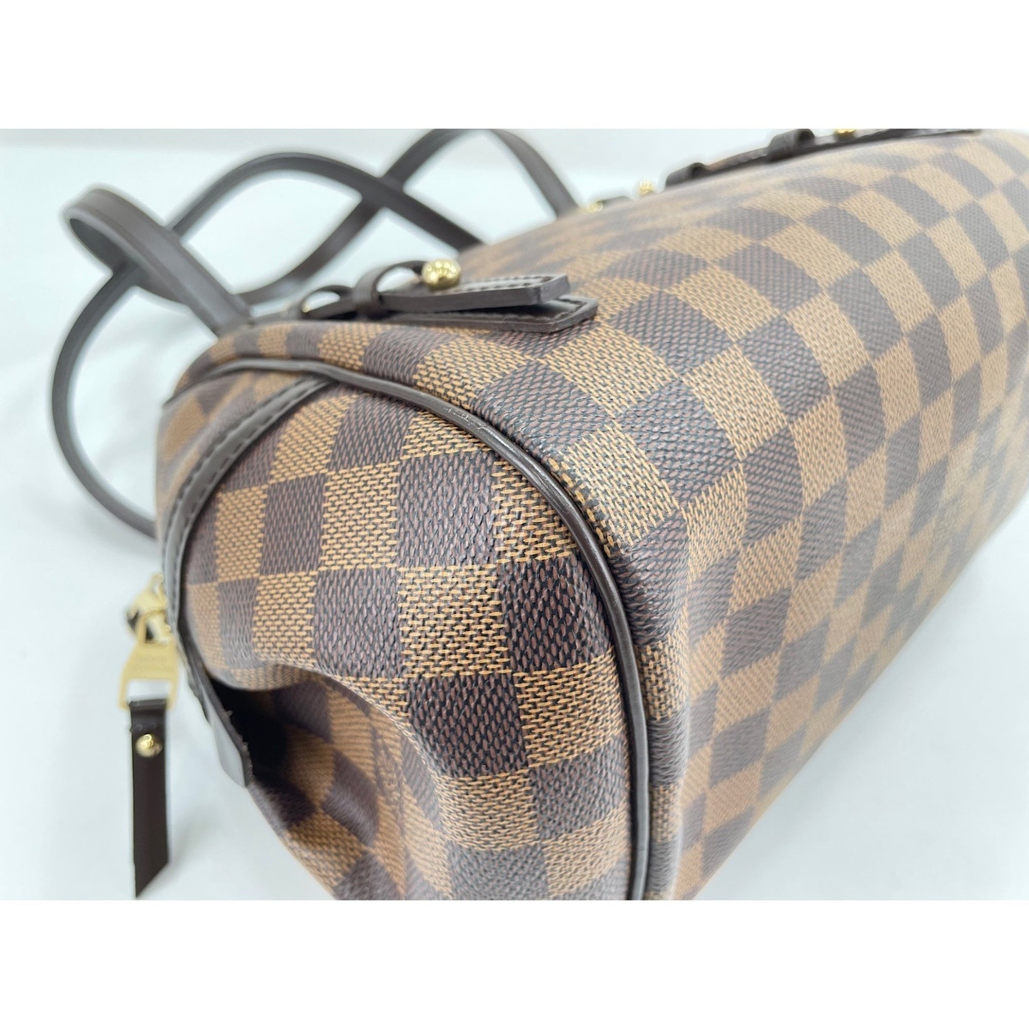 Louis Vuitton Brown Damier Canvas Handbag (Pre-Owned)