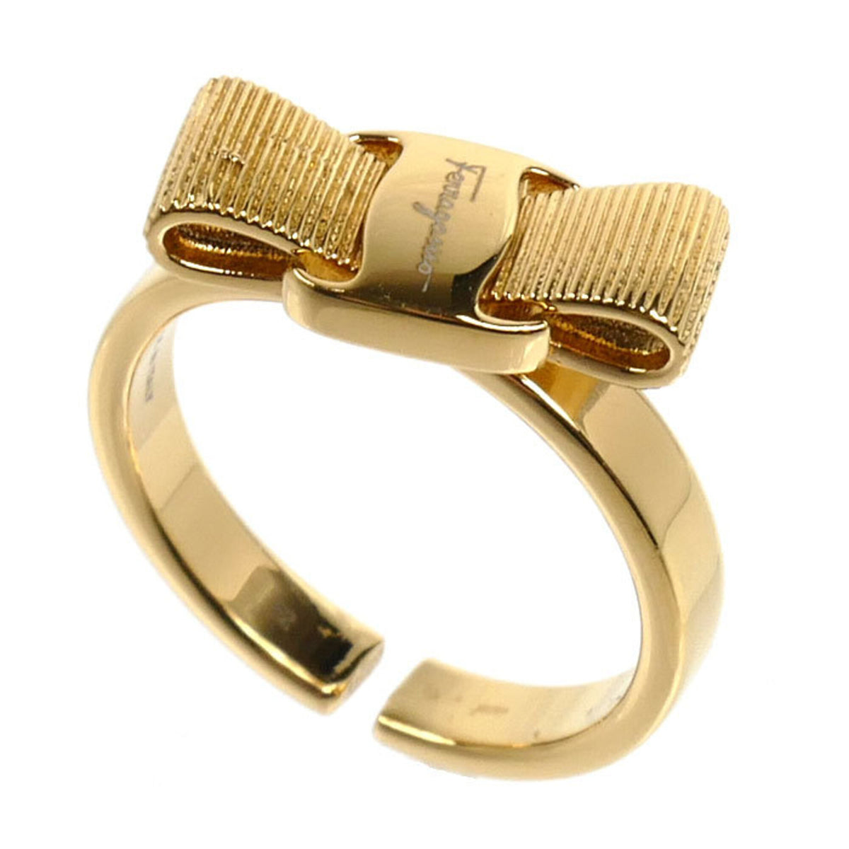 Salvatore Ferragamo Brass Band Ring (Pre-Owned)