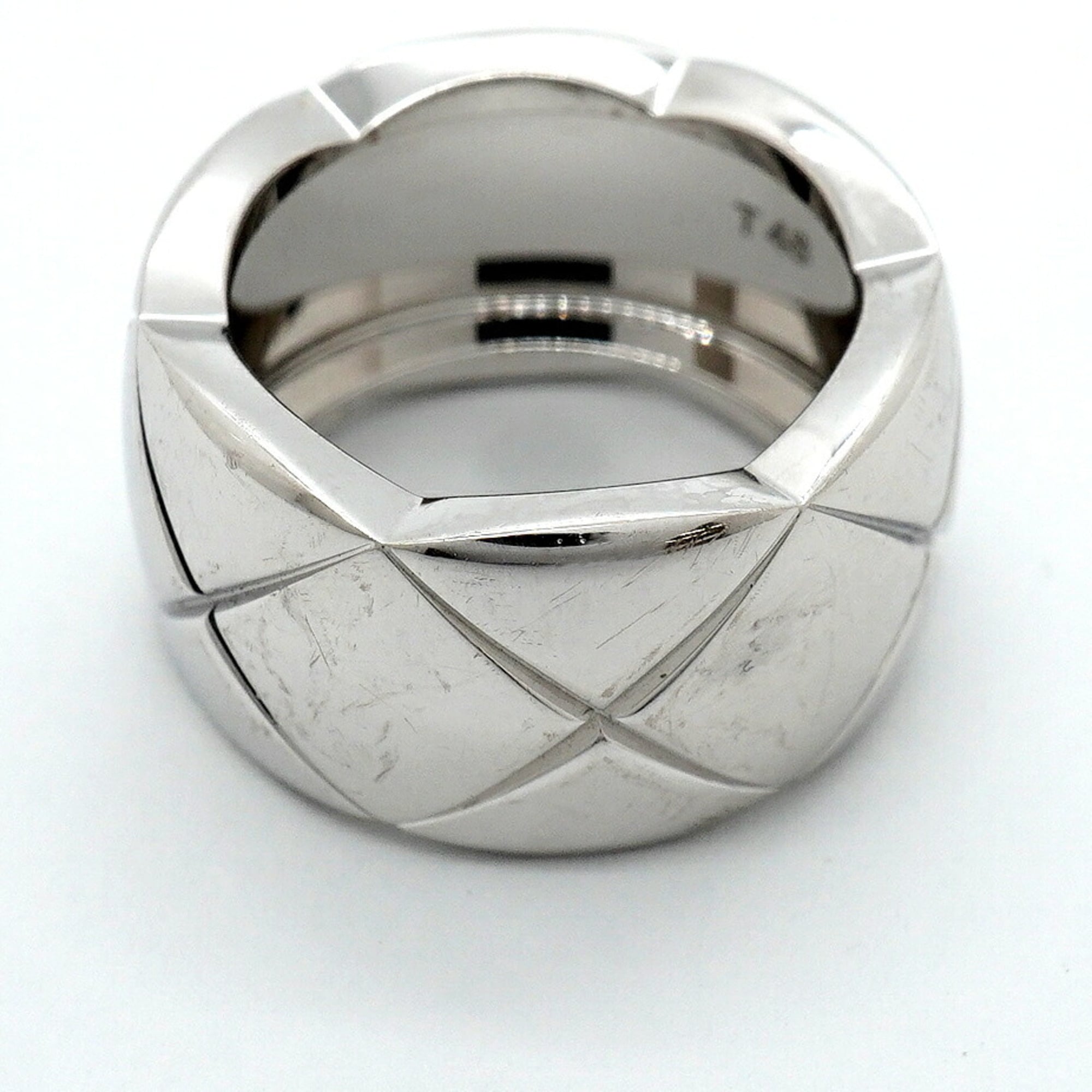 Chanel White Gold (18K) Band Ring (Pre-Owned)