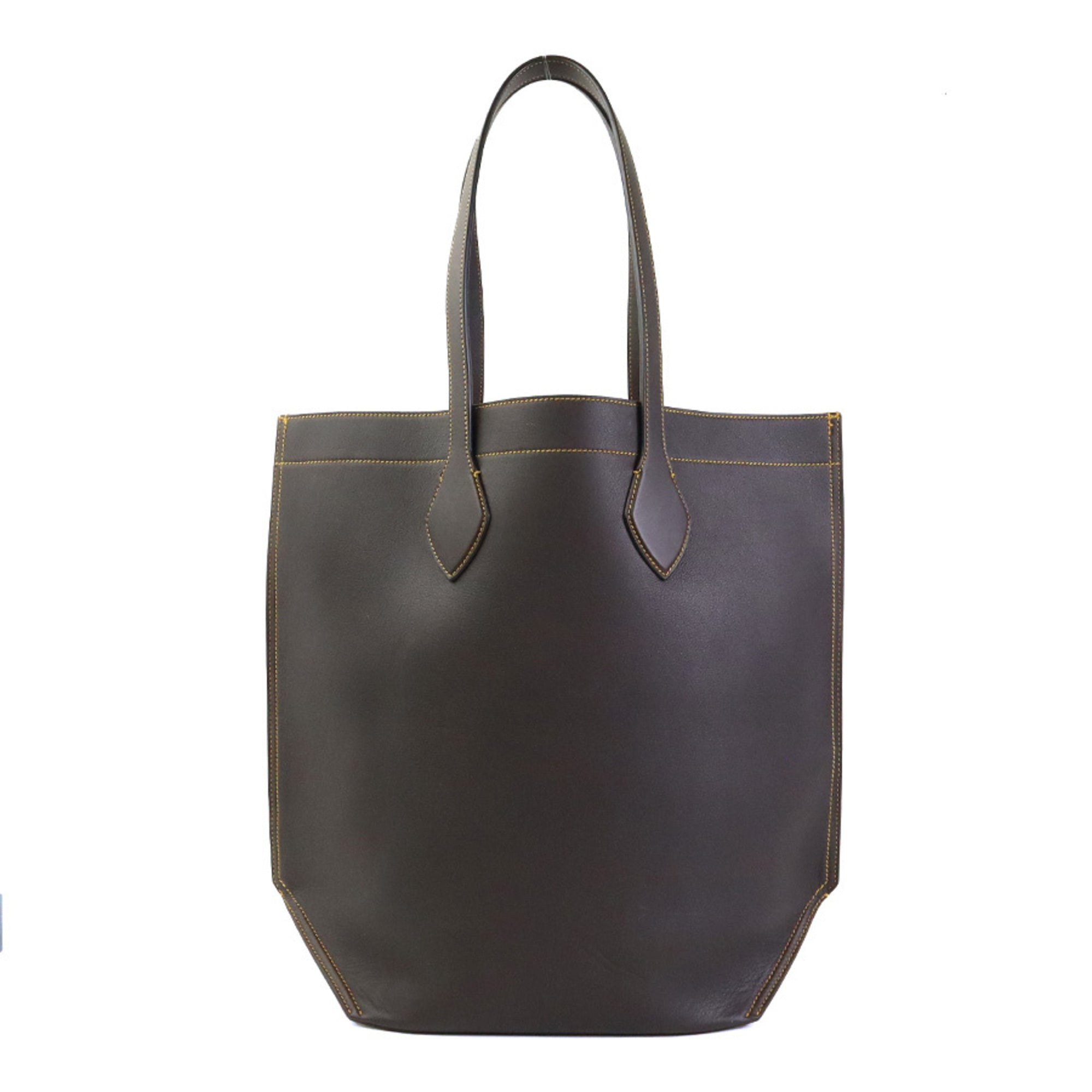 Salvatore Ferragamo Brown Leather Handbag (Pre-Owned)