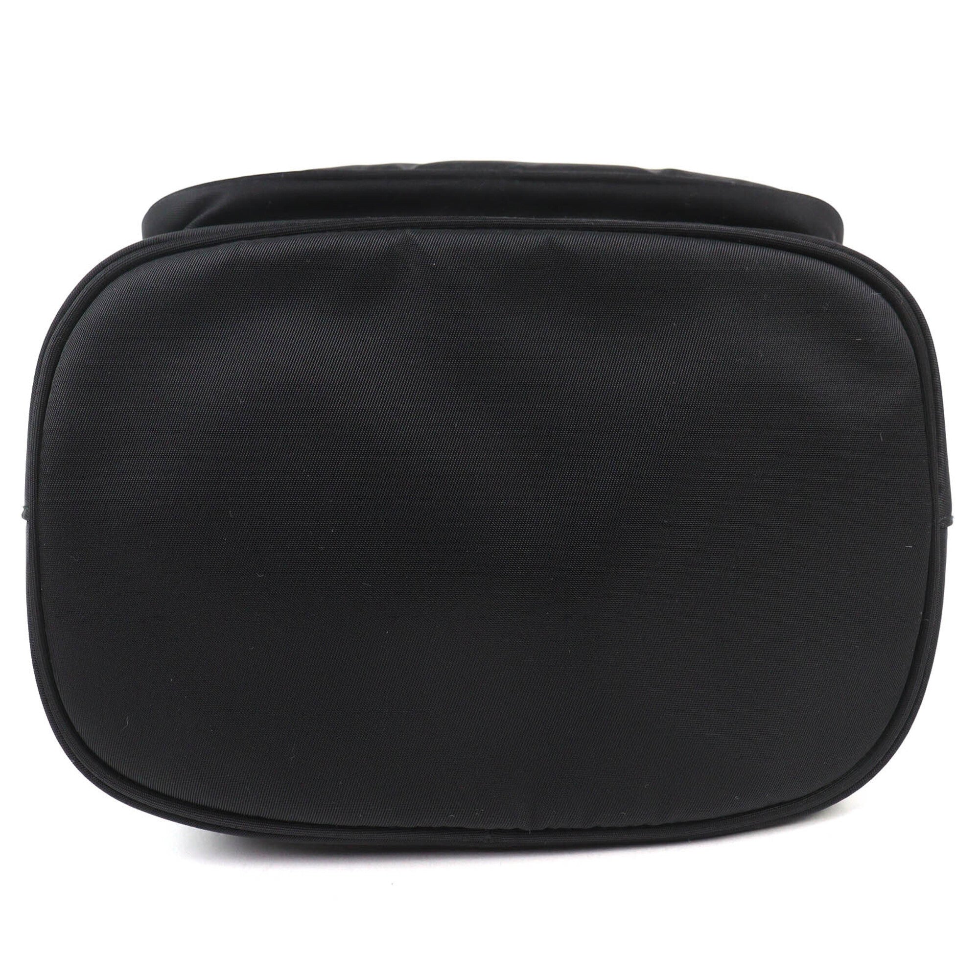 Prada Black Nylon Leather Shoulder Bag (Pre-Owned)