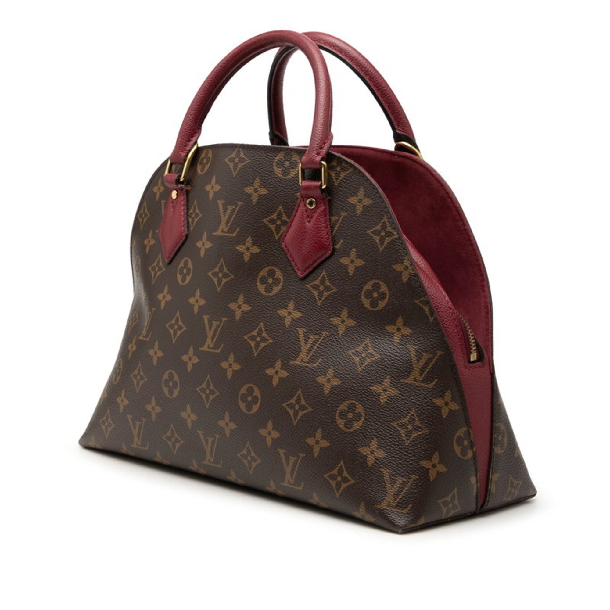 Louis Vuitton Bordeaux Raisin Pvc Leather Handbag (Pre-Owned)
