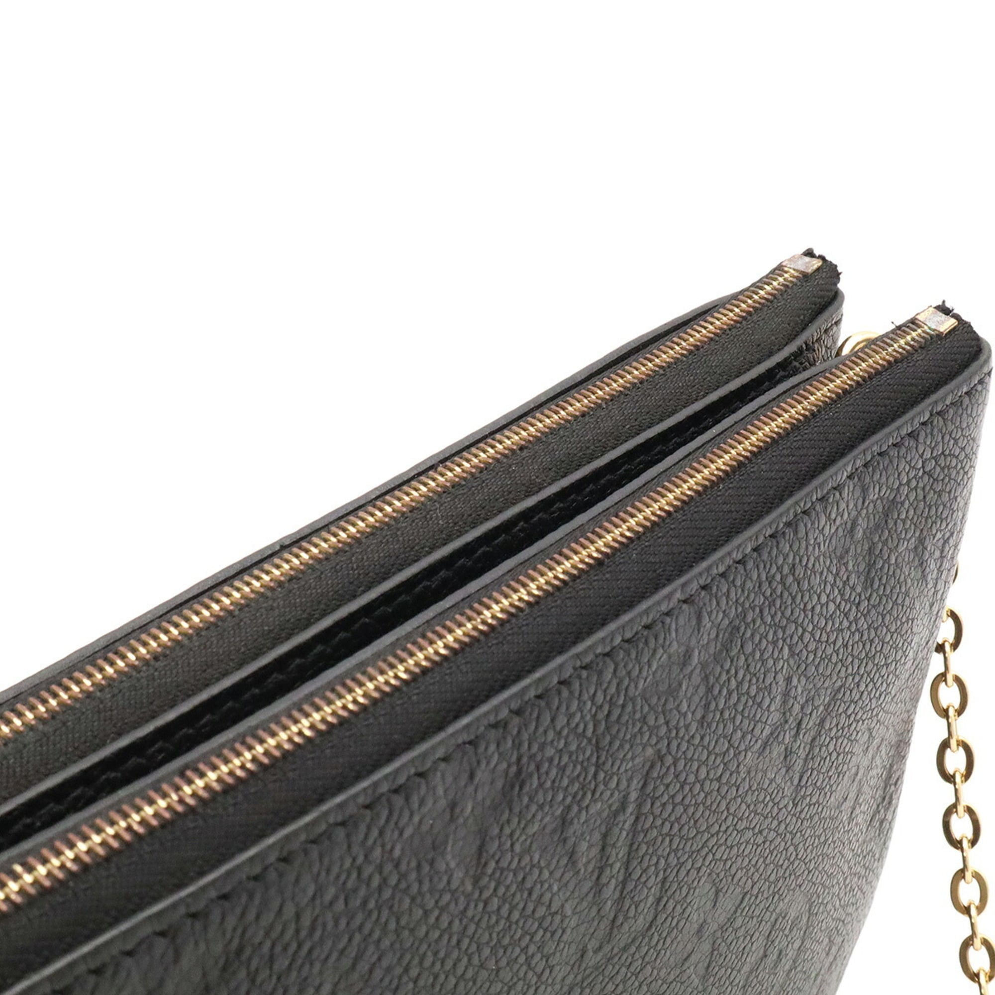 Louis Vuitton Noir Monogram Empreinte Leather Pochette Shoulder Bag (Pre-Owned)