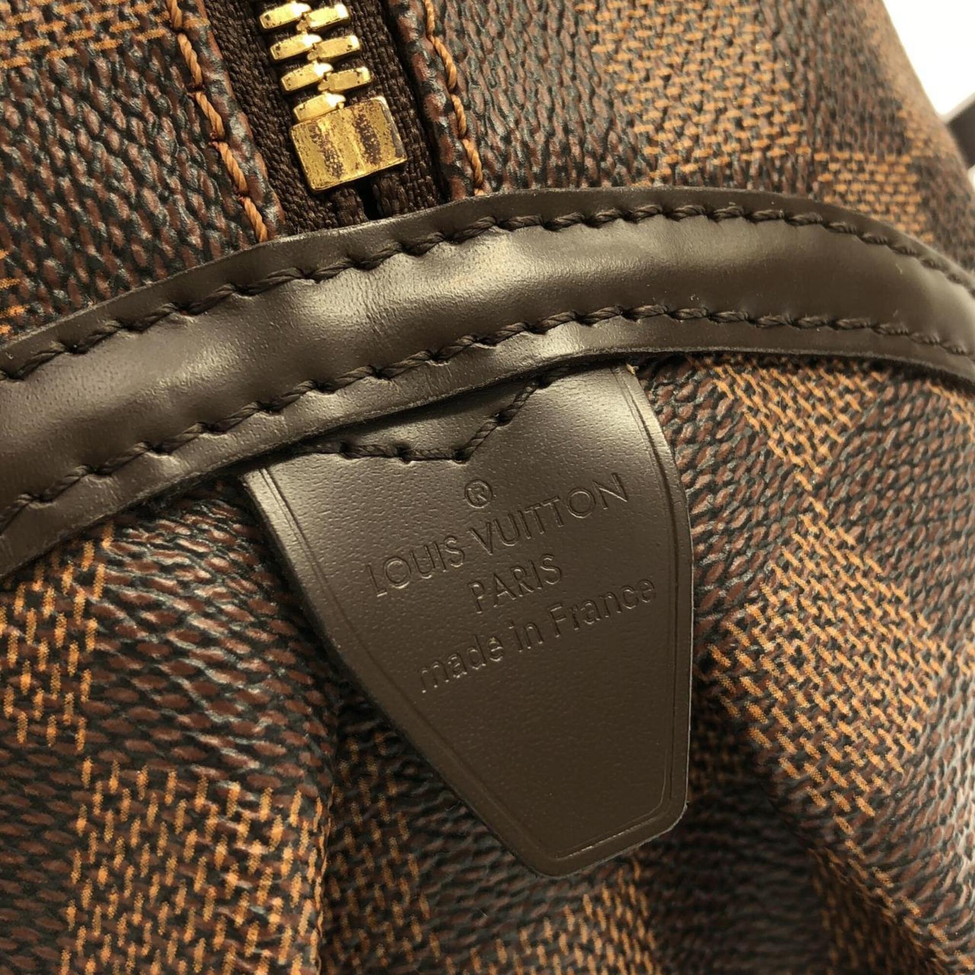 Louis Vuitton Damier Damier Canvas Ebene Damier Canvas Shoulder Bag (Pre-Owned)