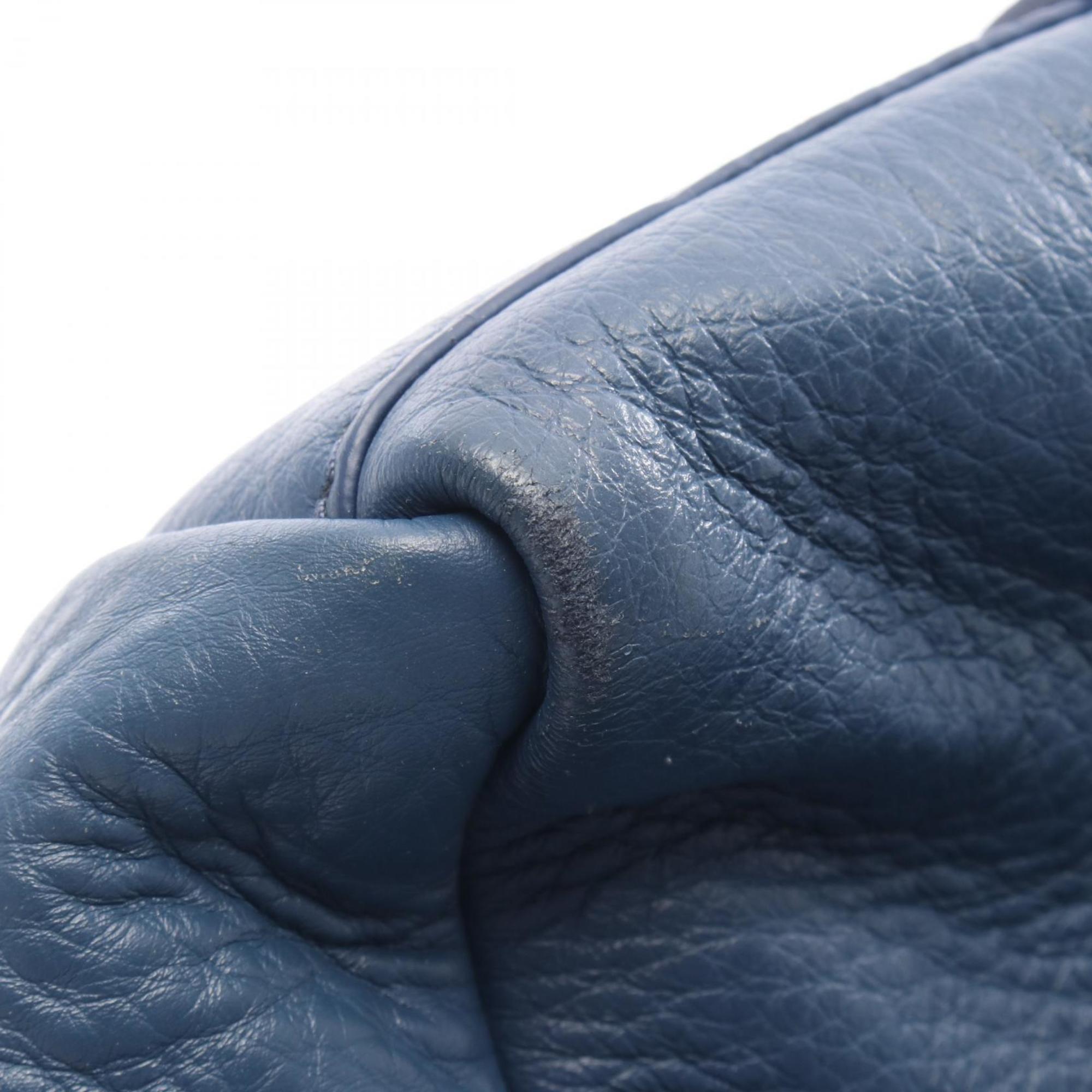 Balenciaga Blue Leather Tote Bag (Pre-Owned)
