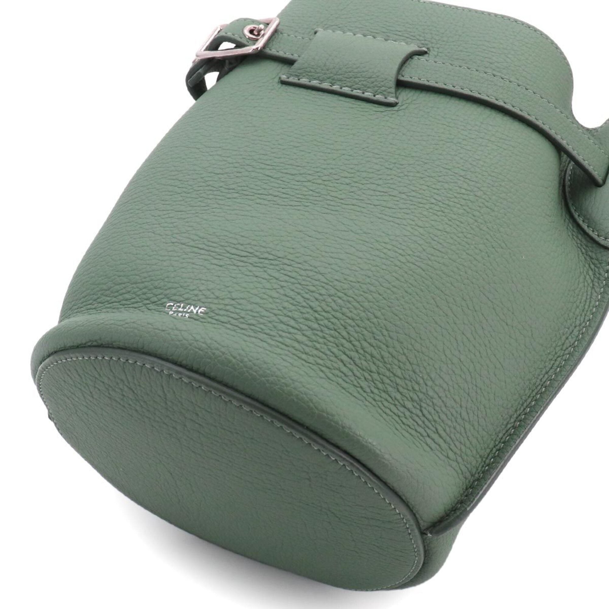 Celine Green Leather Handbag (Pre-Owned)