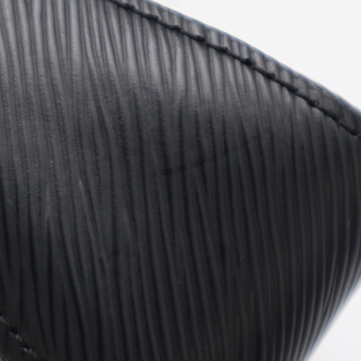 Louis Vuitton Epi Black Noir White Leather Handbag (Pre-Owned)