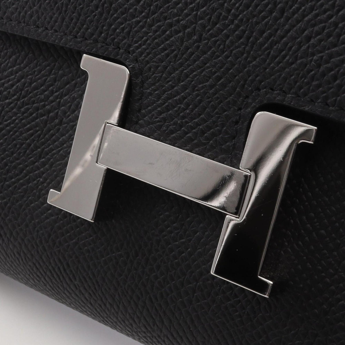 Hermes Black Epsom Leather Handbag Shoulder Bag (Pre-Owned)