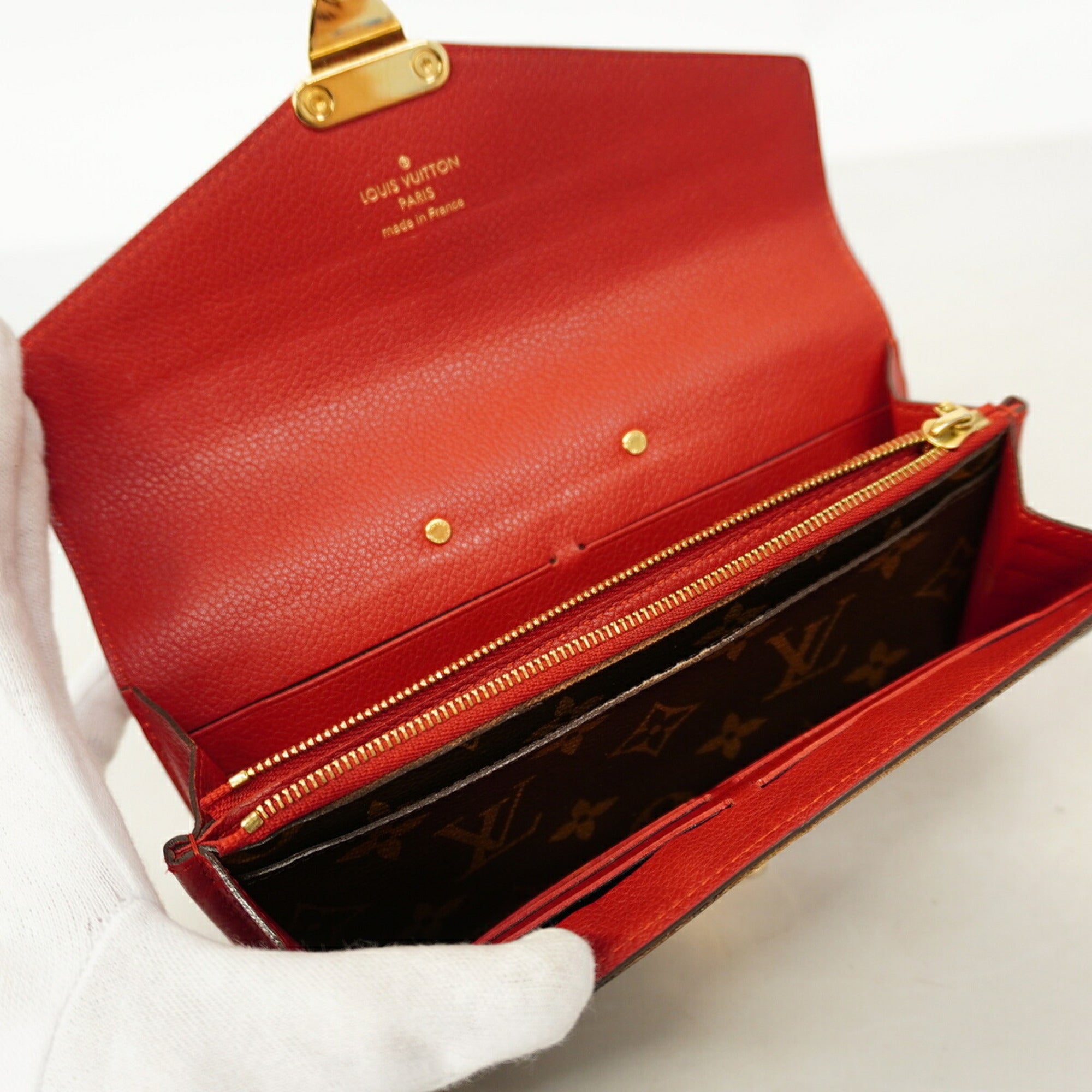 Louis Vuitton Cerise Long Wallet (Bi-Fold) (Pre-Owned)