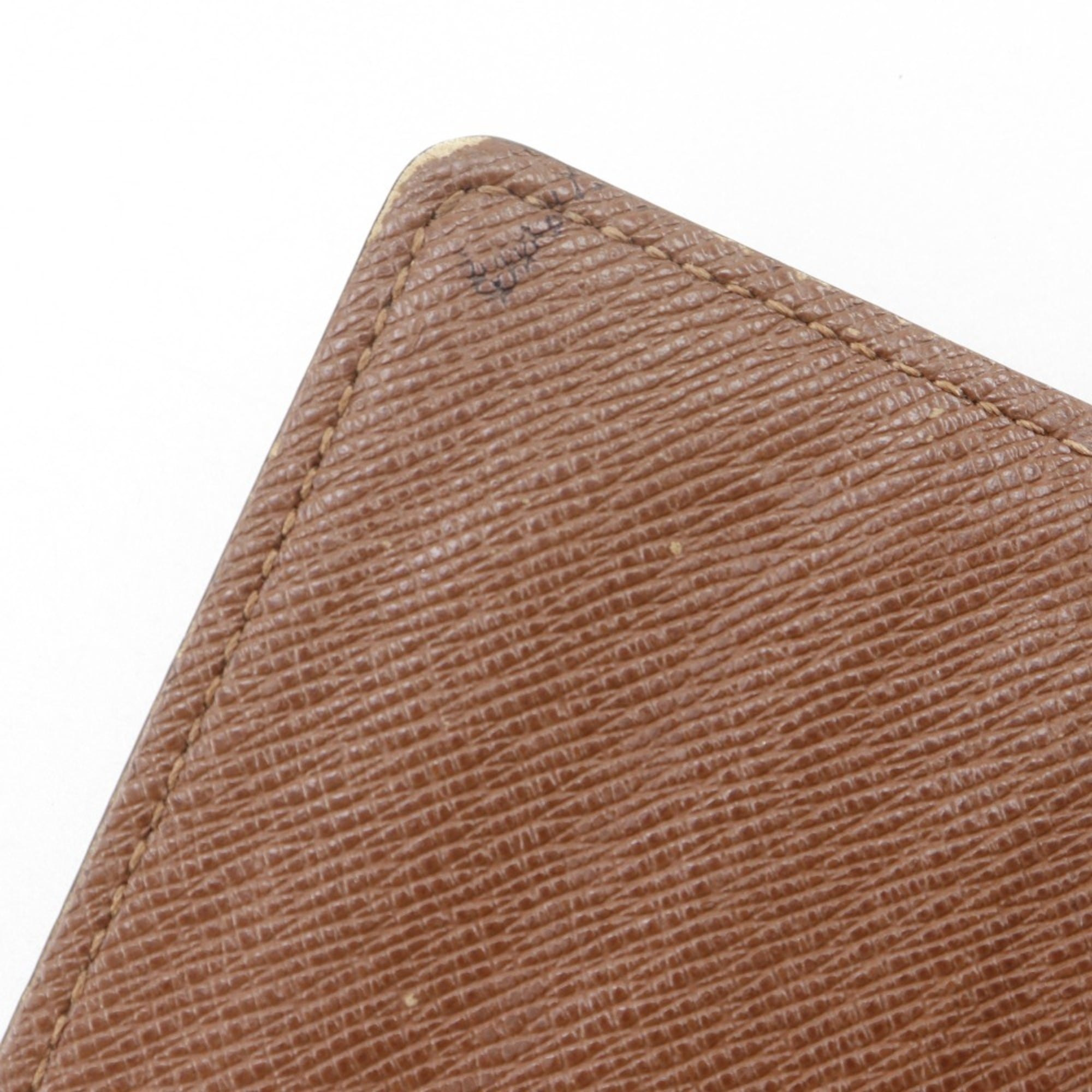 Louis Vuitton Brown Monogram Canvas Long Wallet (Bi-Fold) (Pre-Owned)