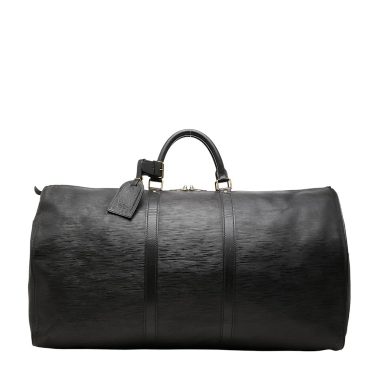 Louis Vuitton Black Noir Leather Boston Bag (Pre-Owned)