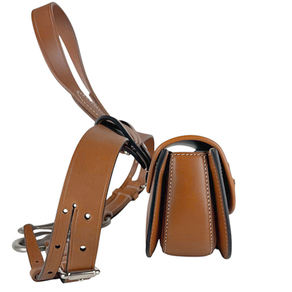 Gucci Brown Leather Fanny Pack (Pre-Owned)
