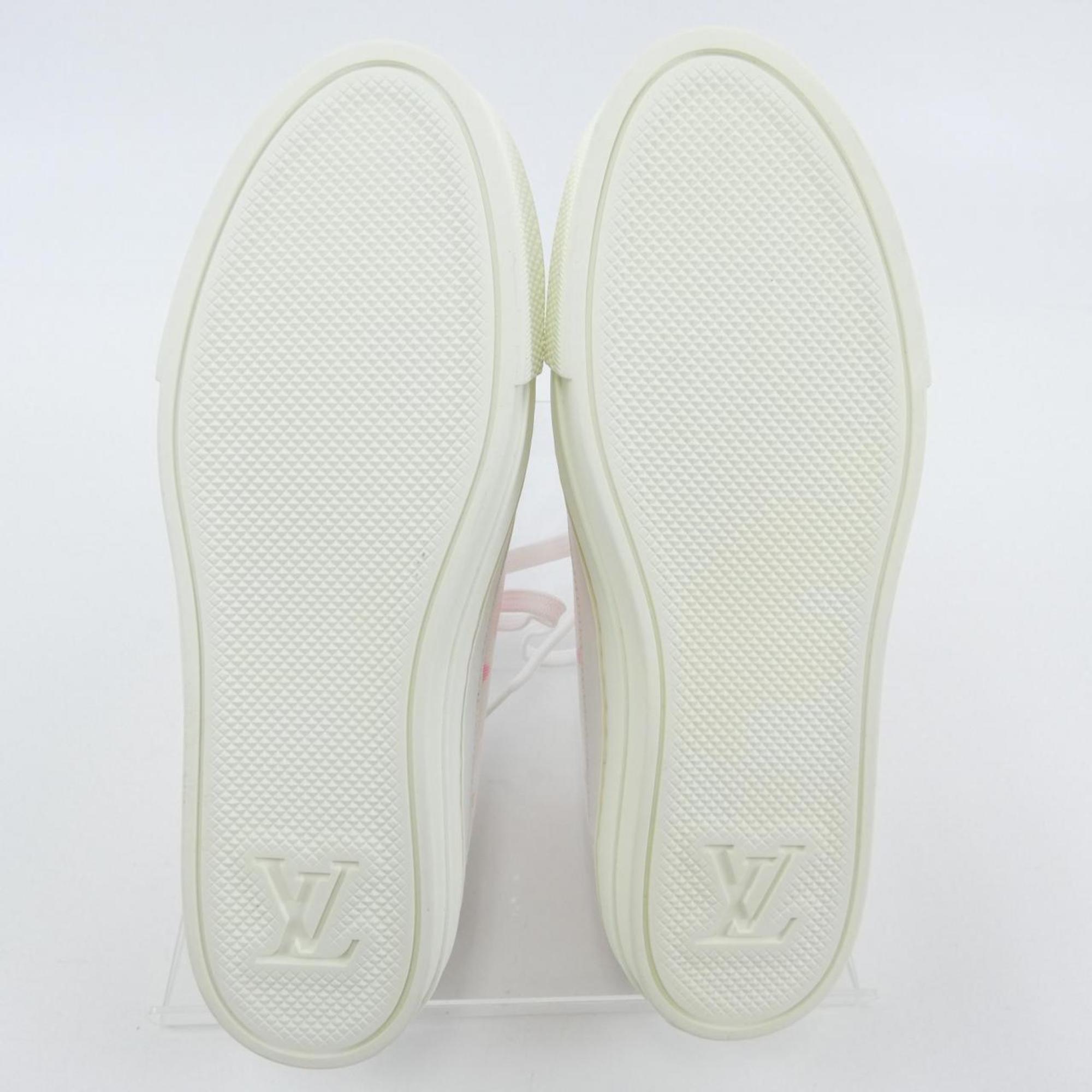 Louis Vuitton Pink White Sneakers (Pre-Owned)